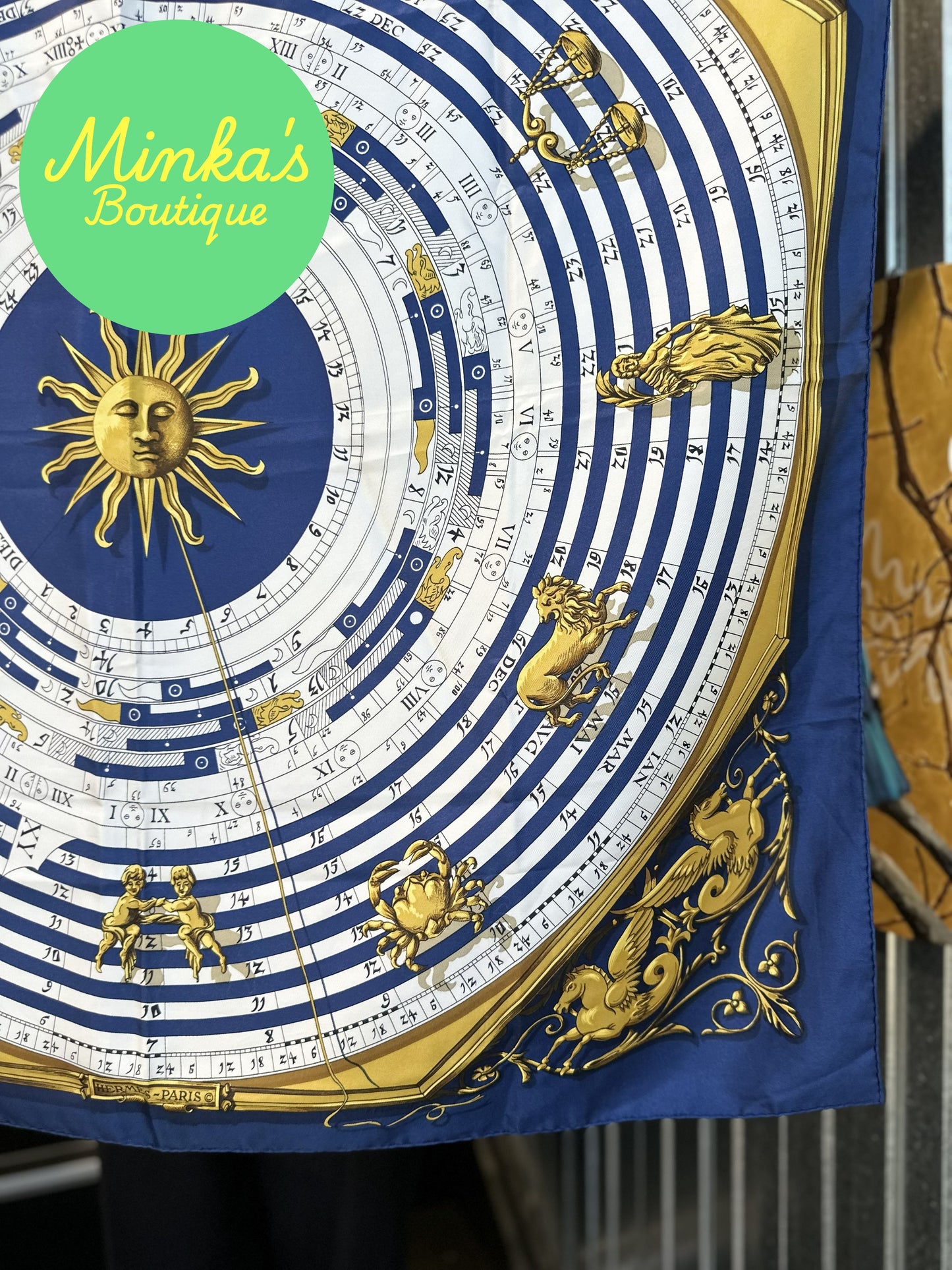 Hermès Astrologie – Dies et Hore 90cm Silk Scarf