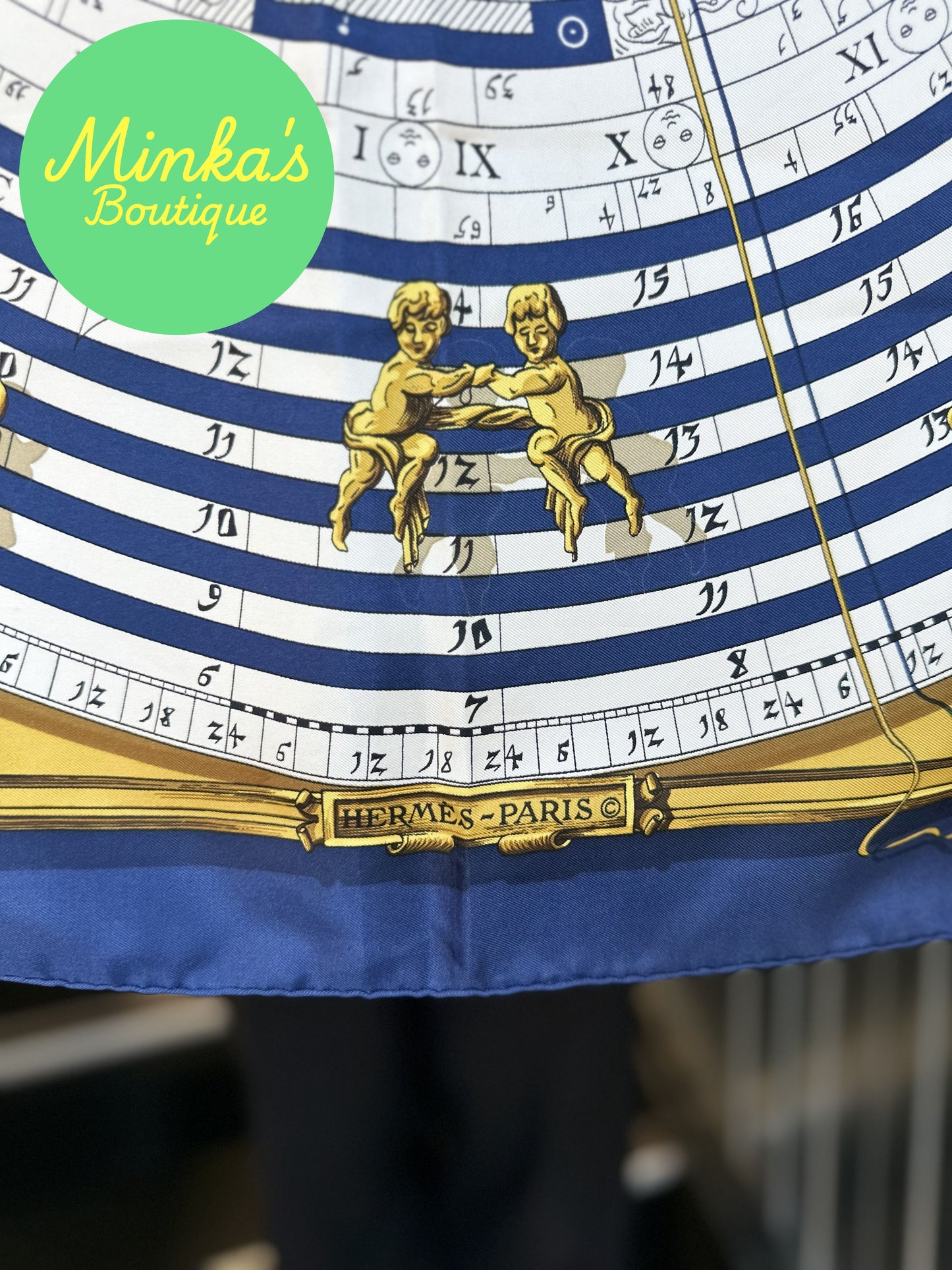 Hermès Astrologie – Dies et Hore 90cm Silk Scarf