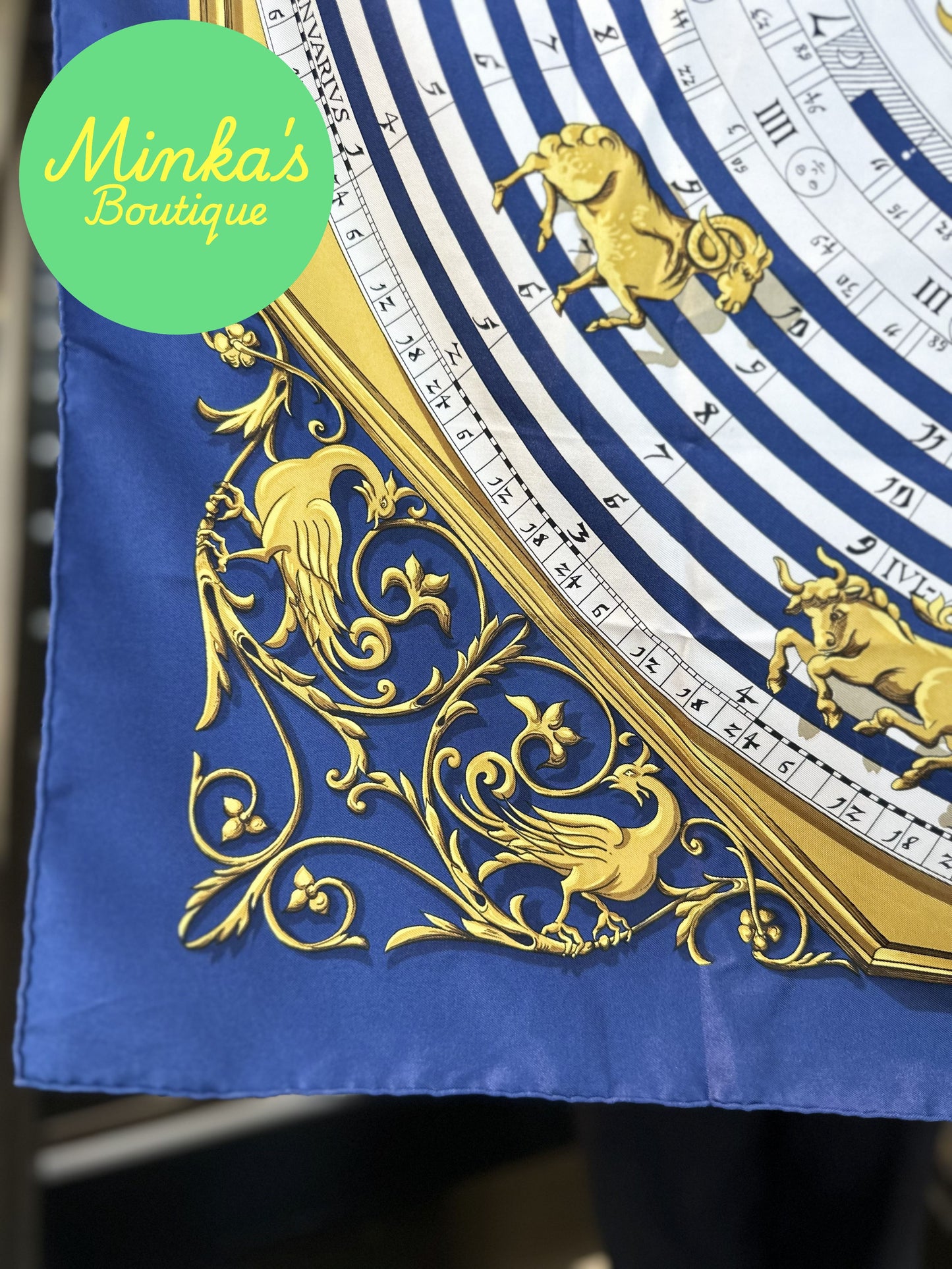 Hermès Astrologie – Dies et Hore 90cm Silk Scarf