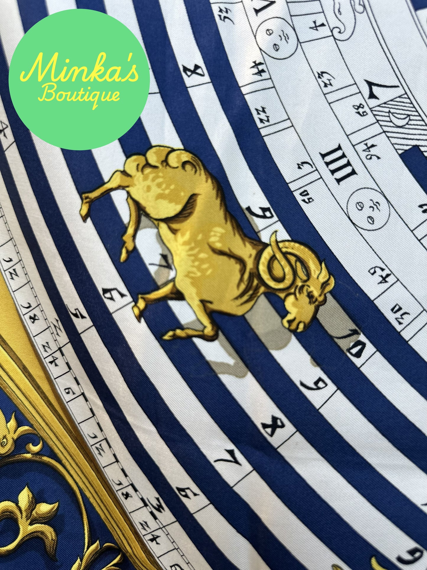 Hermès Astrologie – Dies et Hore 90cm Silk Scarf