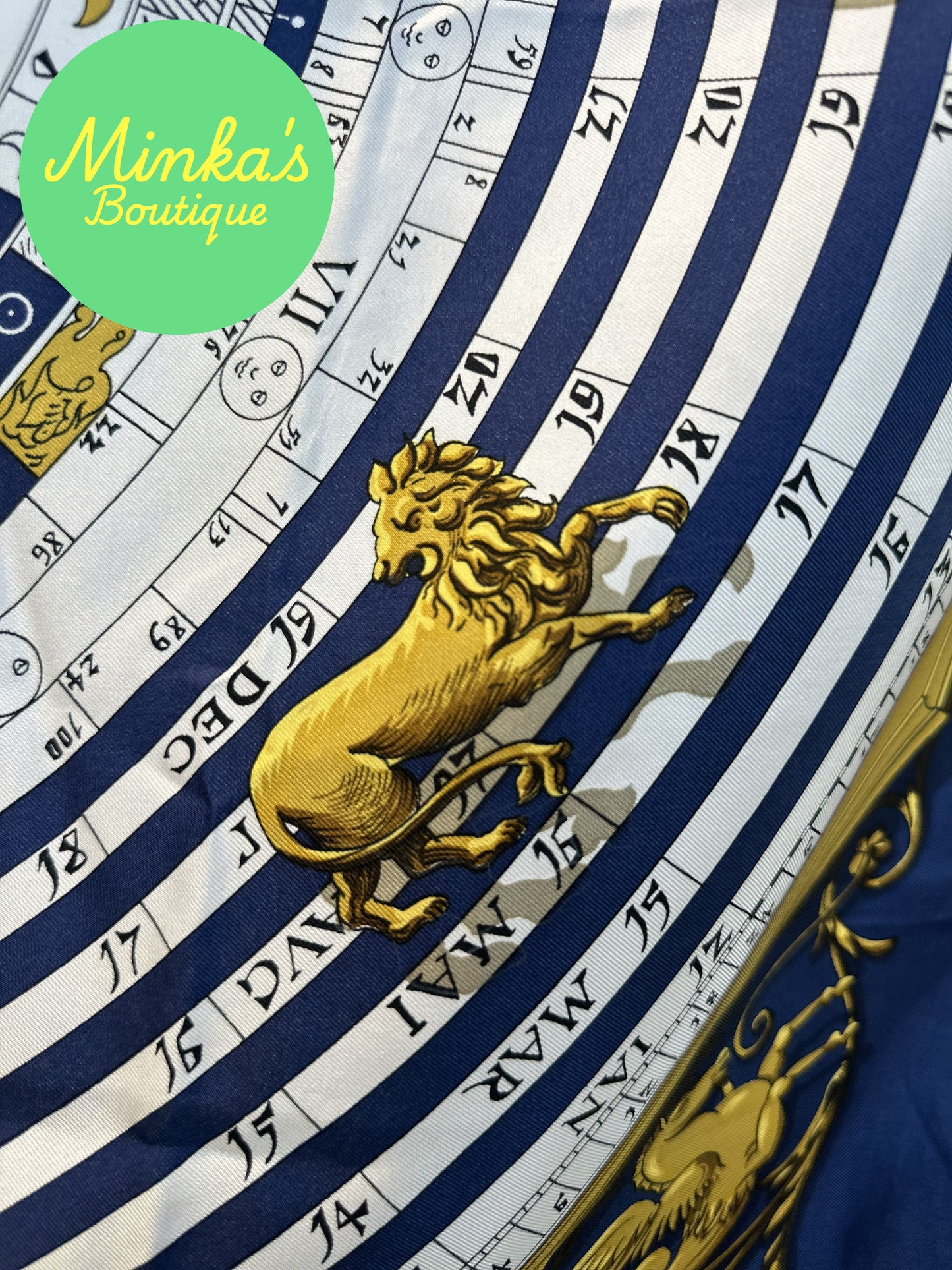 Hermès Astrologie – Dies et Hore 90cm Silk Scarf