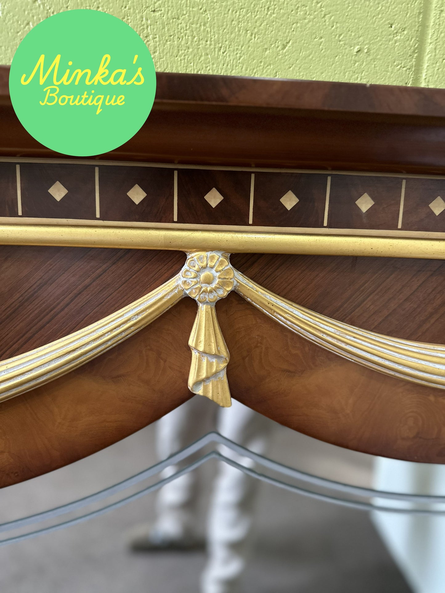 Large Neoclassical Style Overmantel Mirror