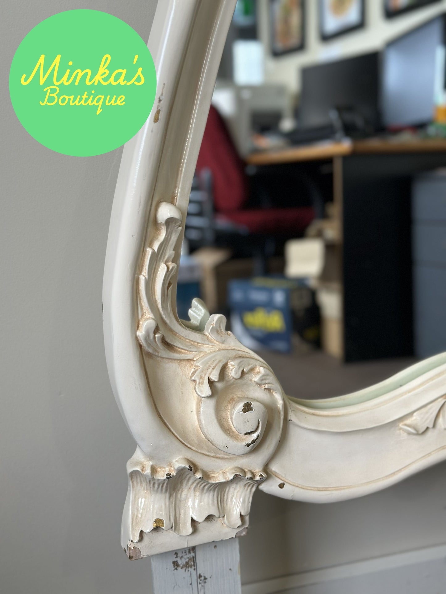 Ornate French Provincial Style Mirror
