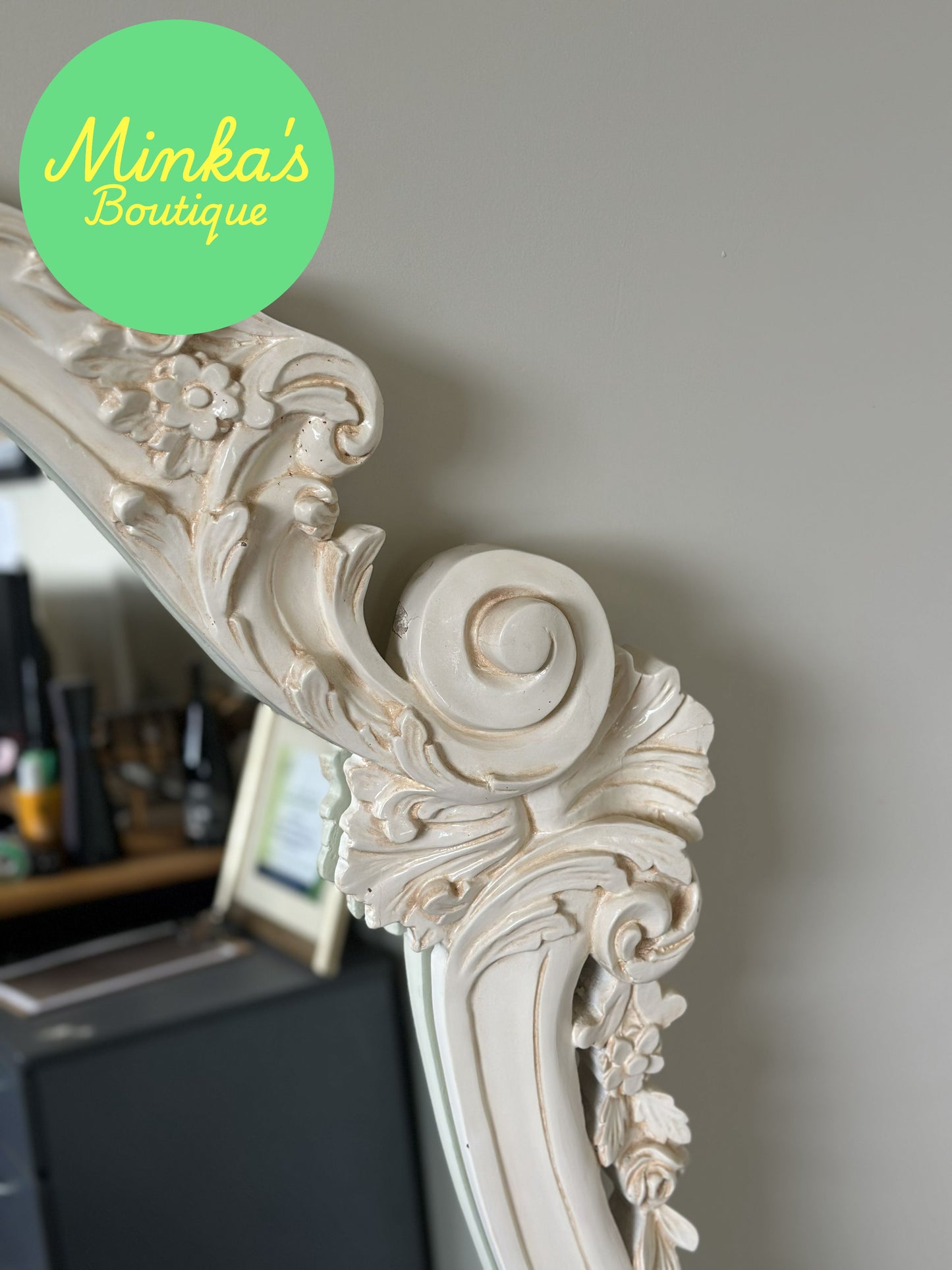Ornate French Provincial Style Mirror