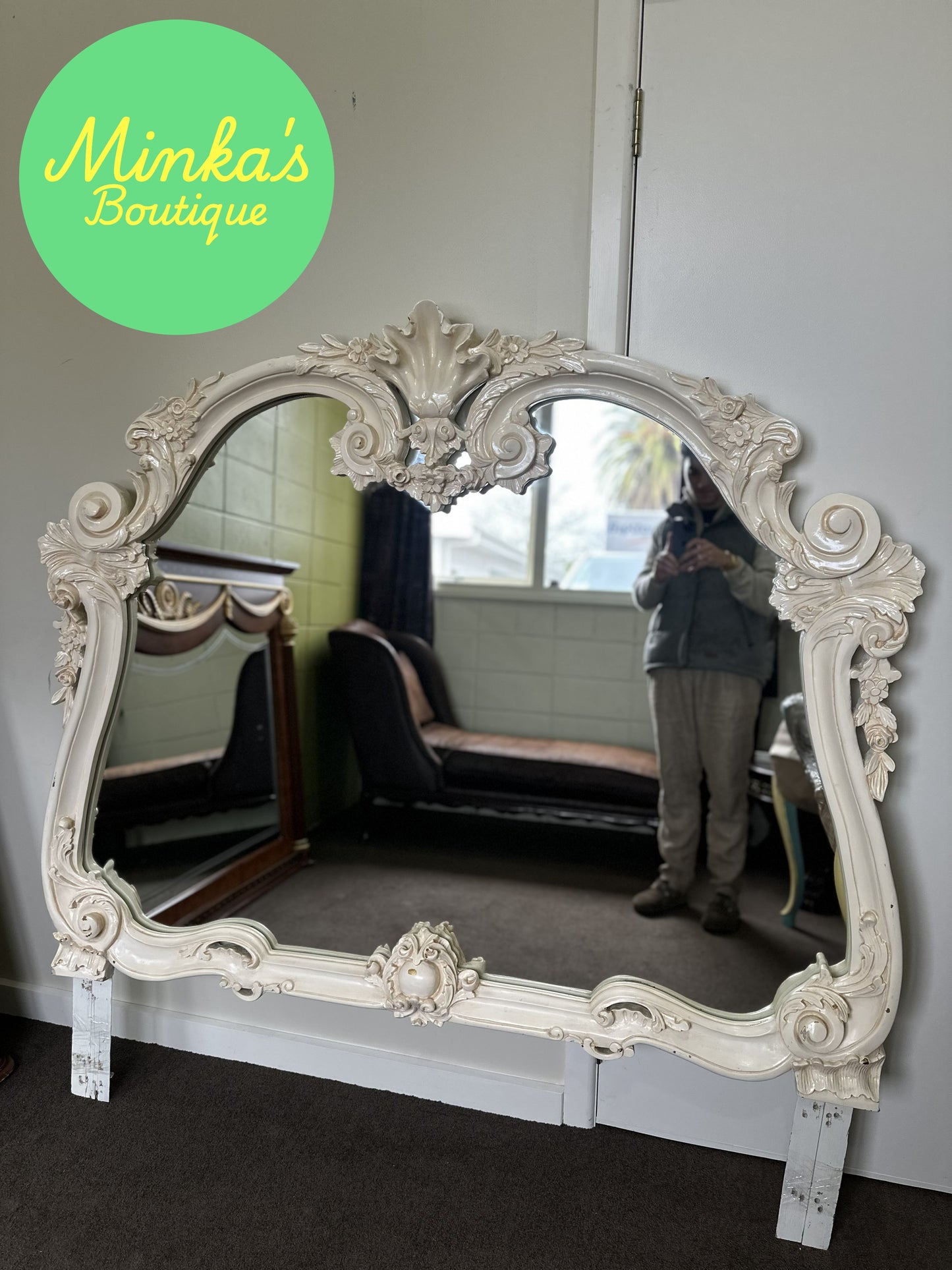 Ornate French Provincial Style Mirror