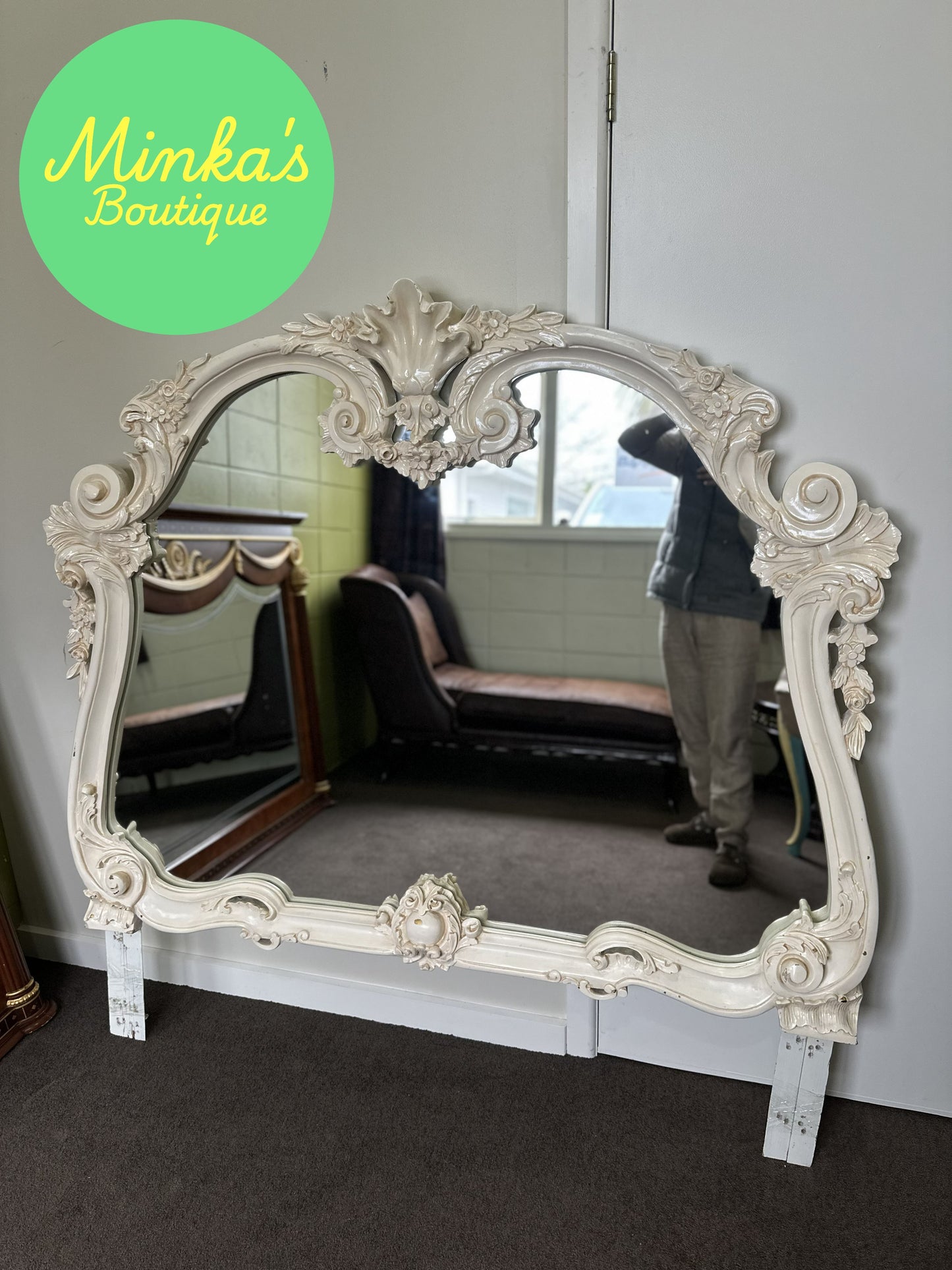 Ornate French Provincial Style Mirror