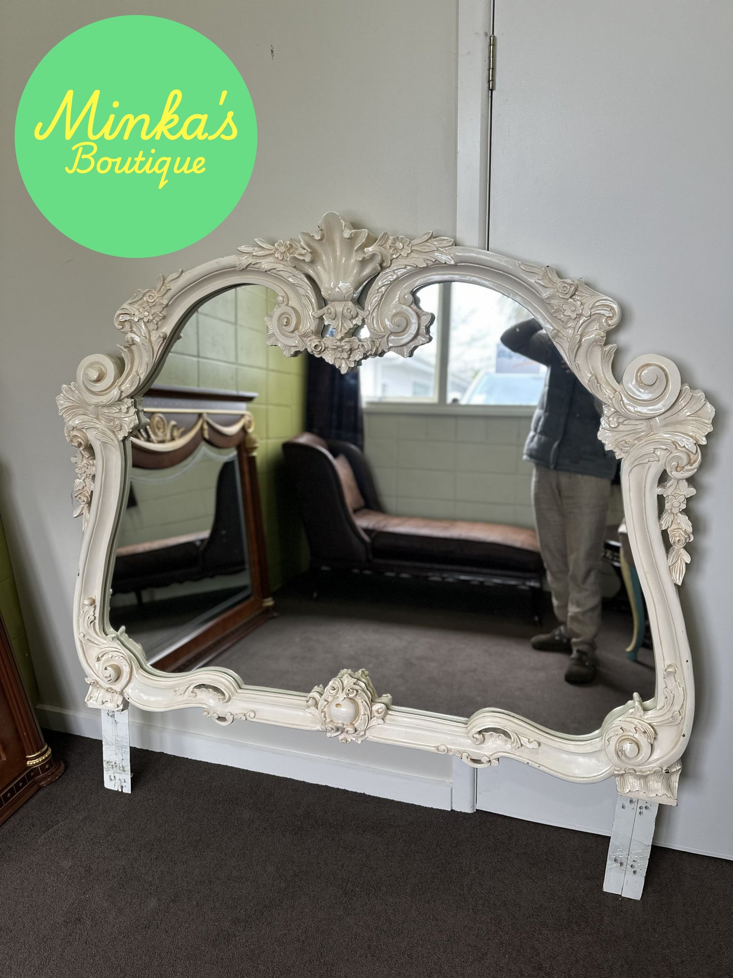 Ornate French Provincial Style Mirror