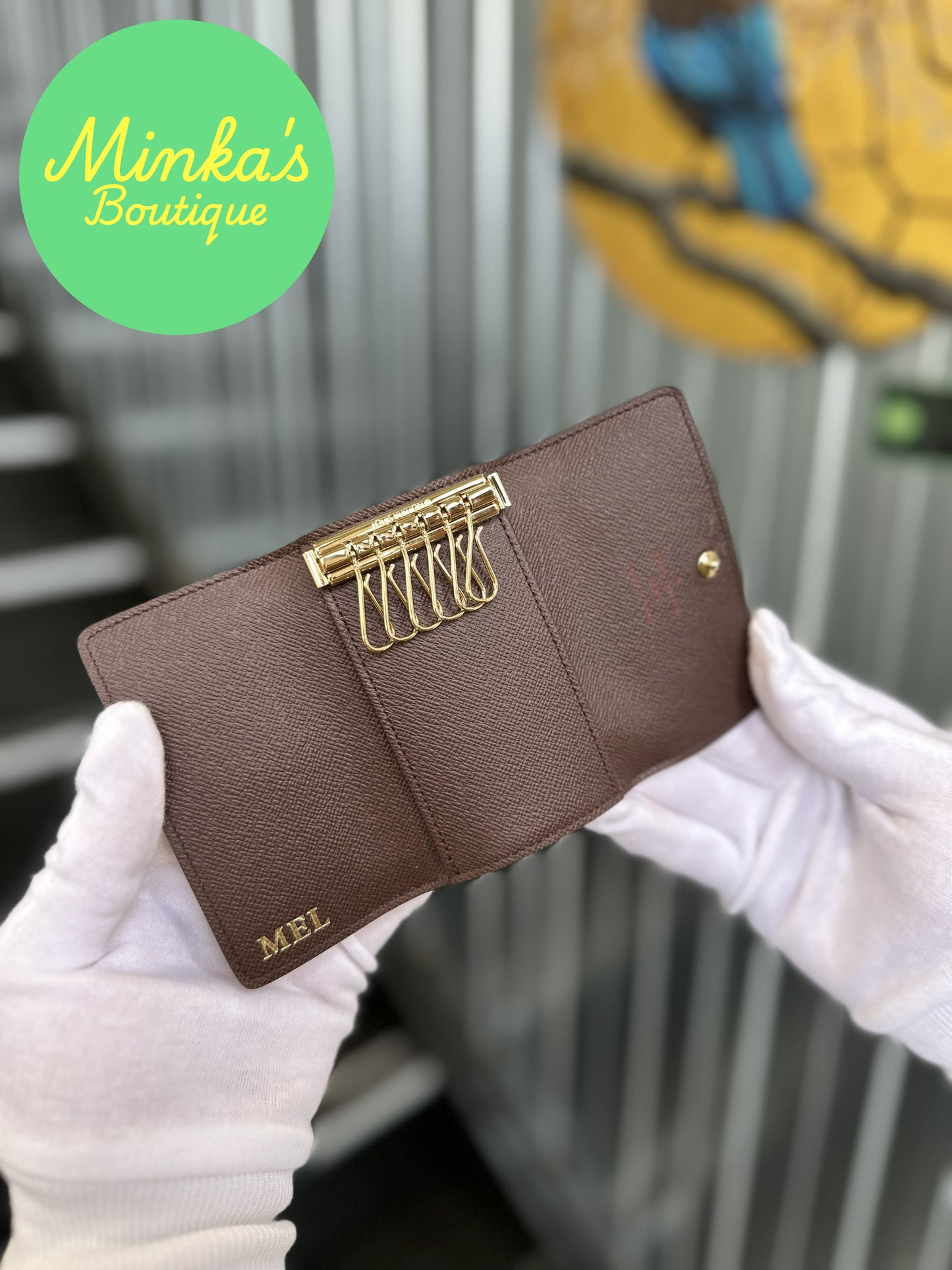 Louis Vuitton Damier Ebene 6 Key Holder