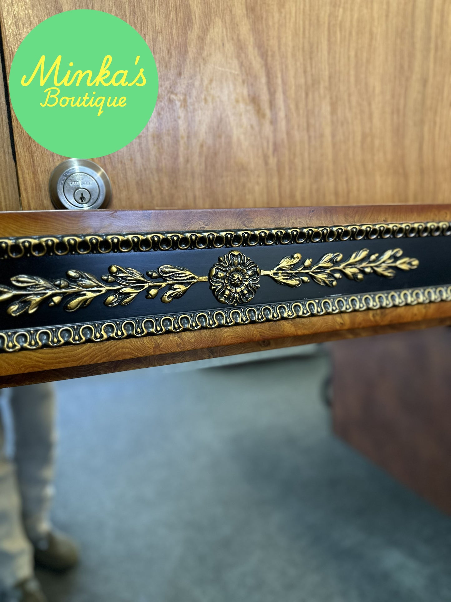 Empire Style Overmantel Mirror