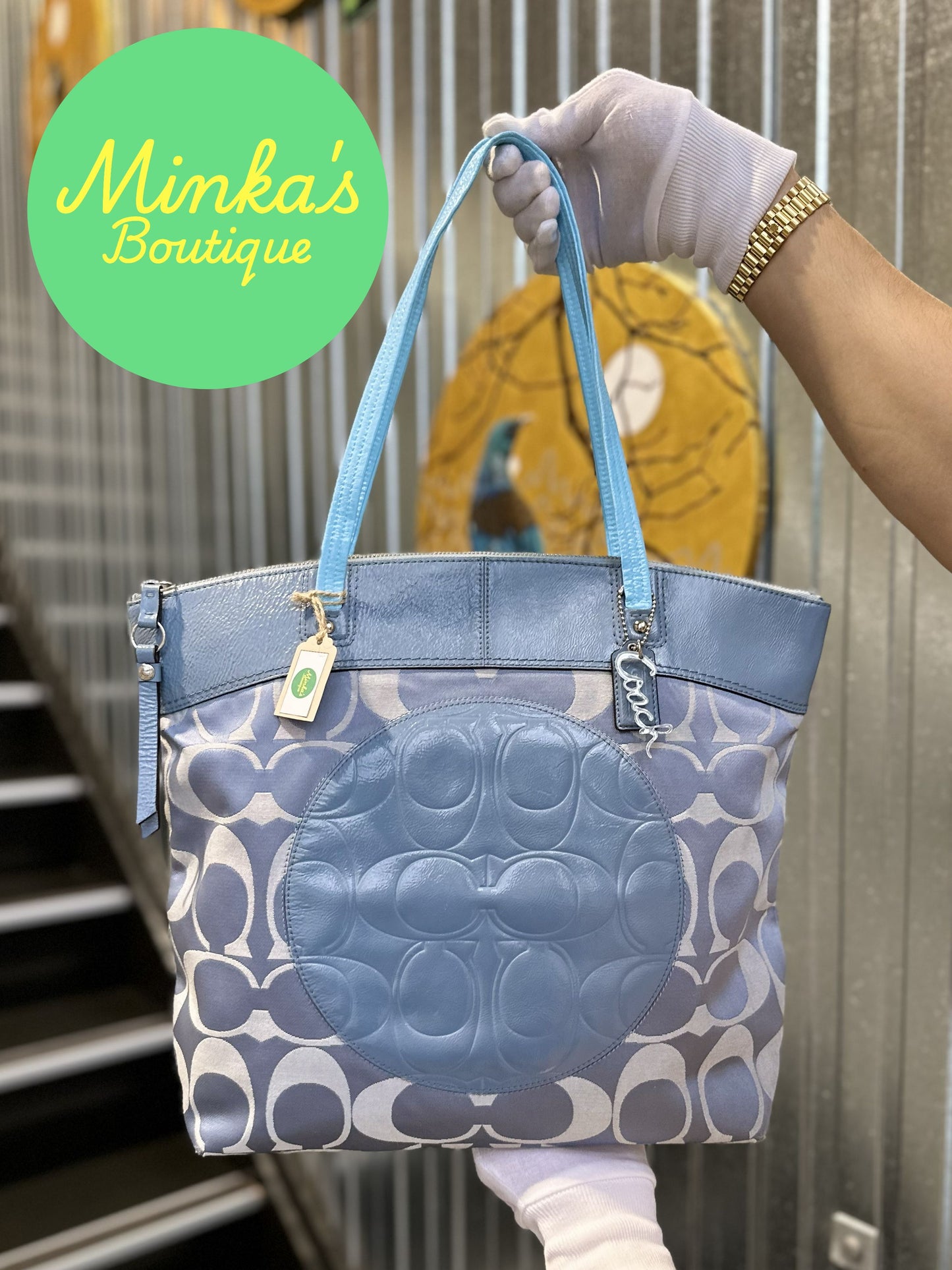 Coach Laura Signature Tote