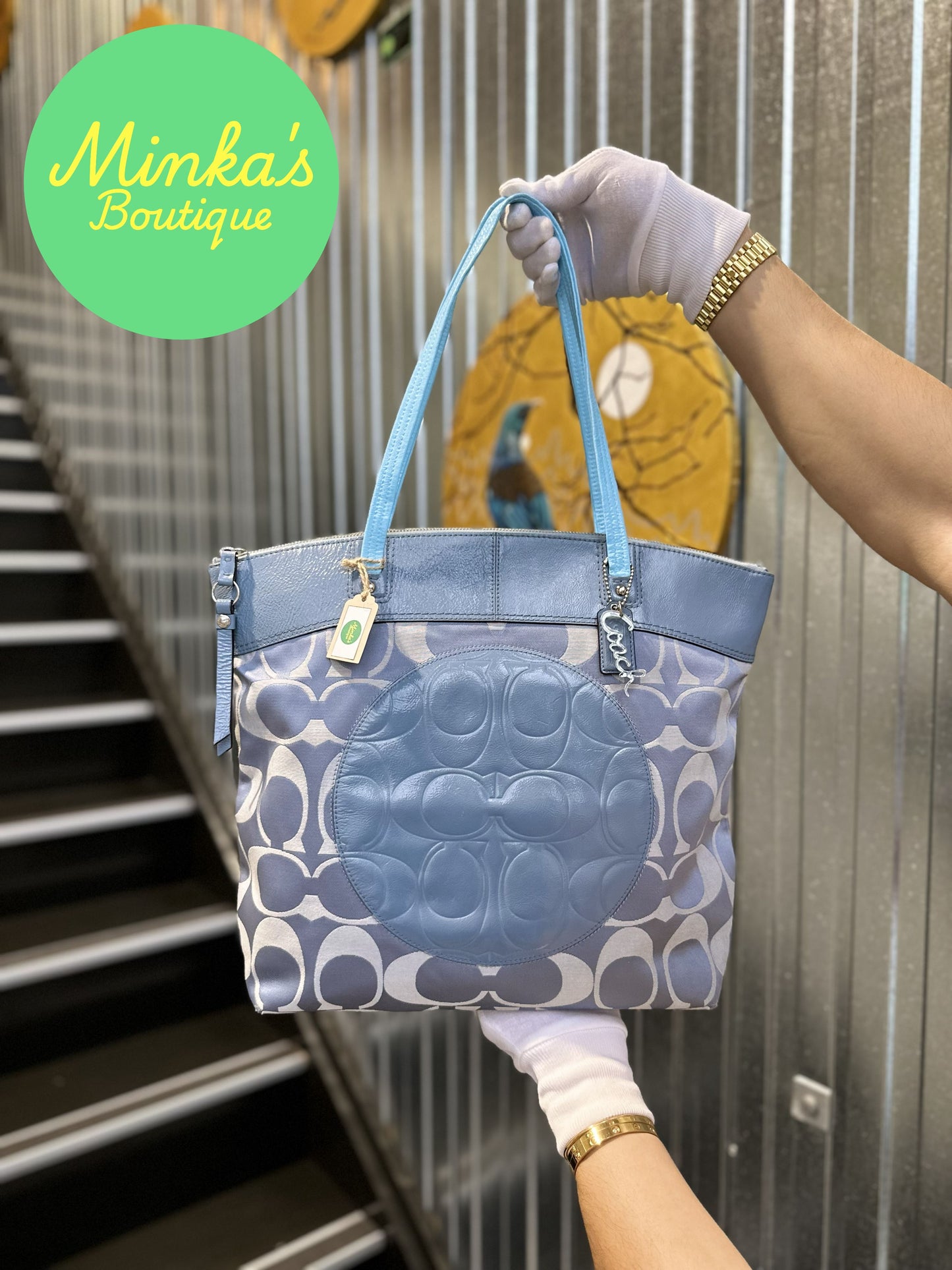 Coach Laura Signature Tote