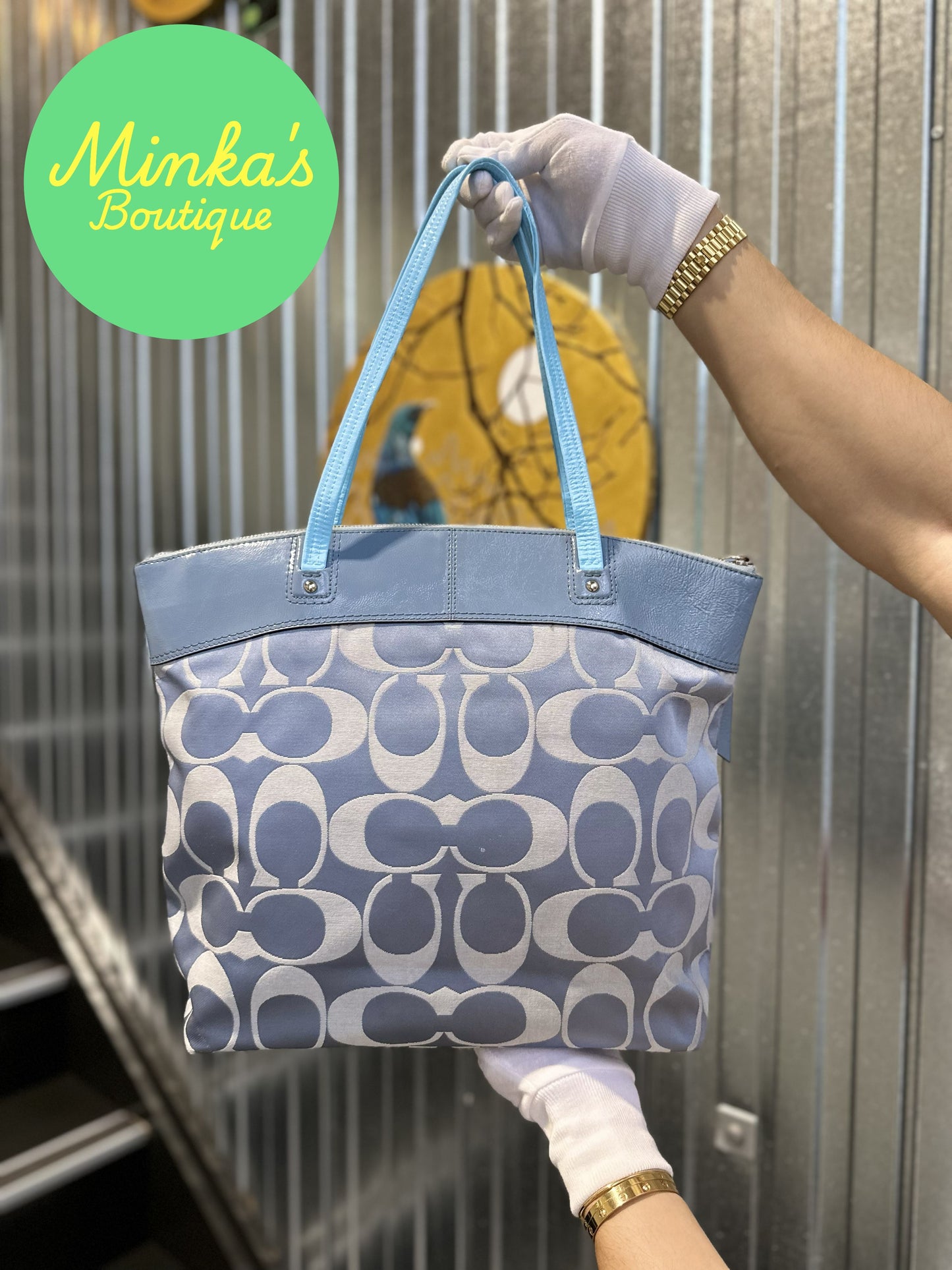 Coach Laura Signature Tote