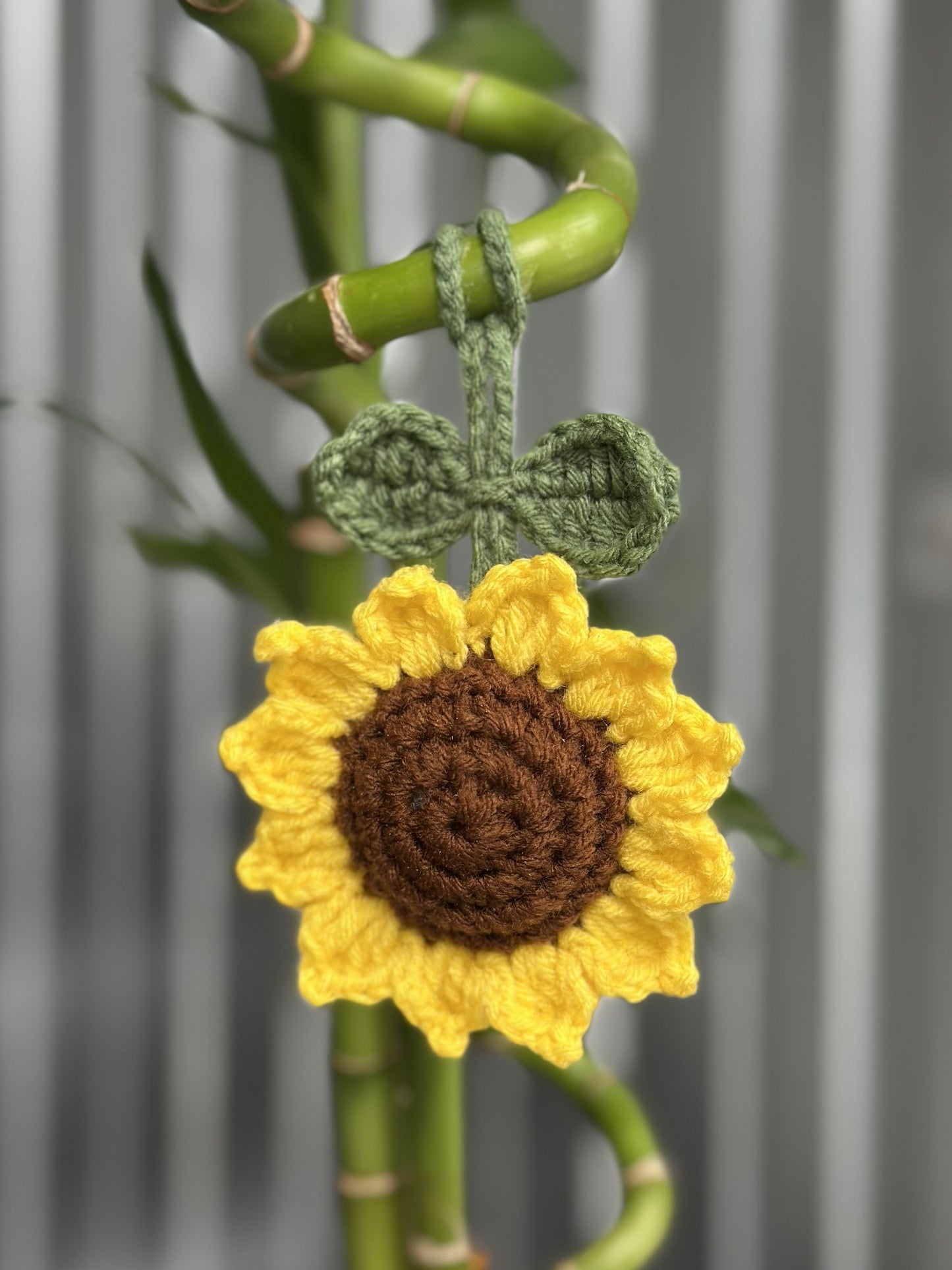 Sunflower Bag Charm