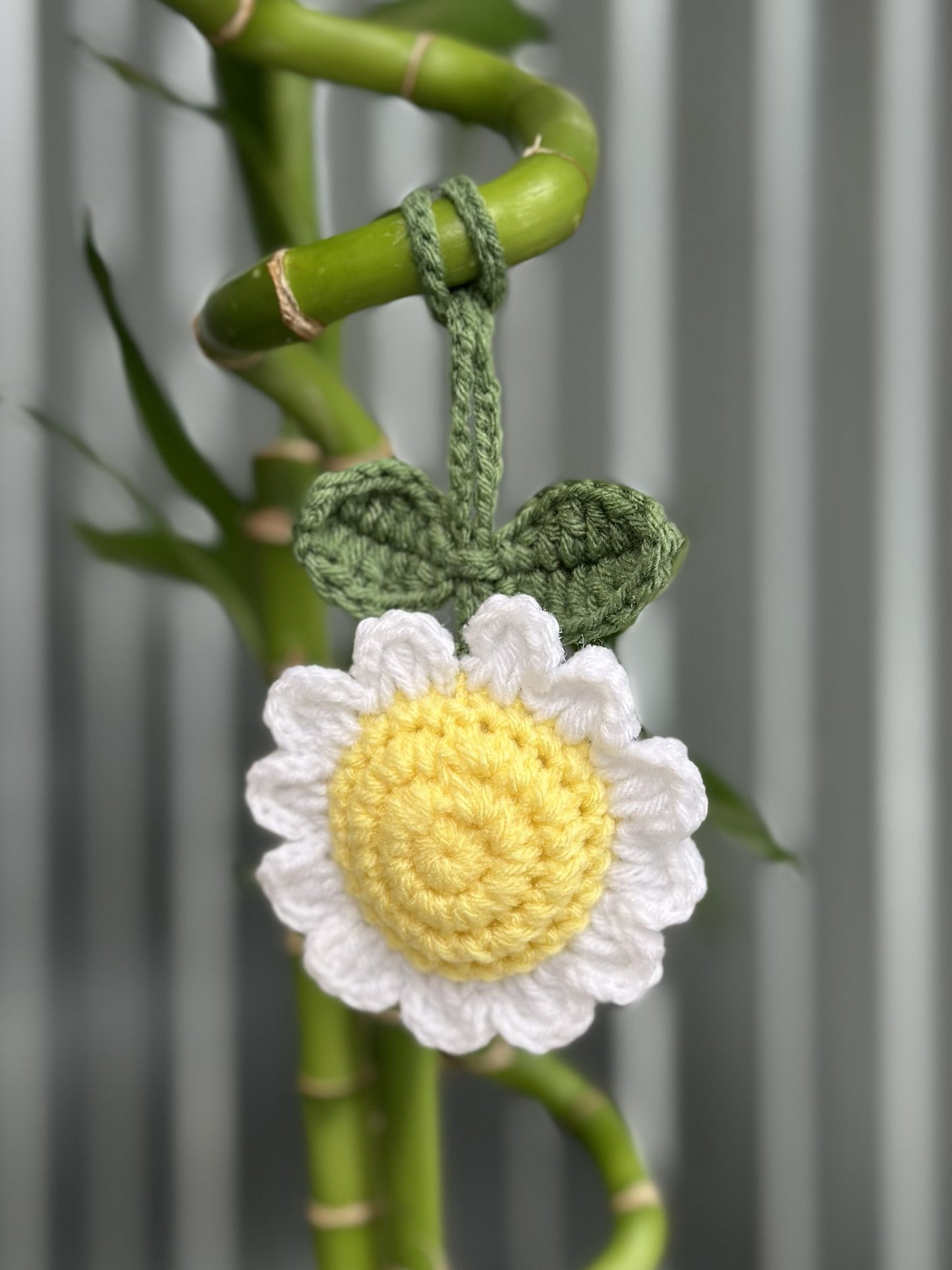 Daisy Bag Charm - Yellow