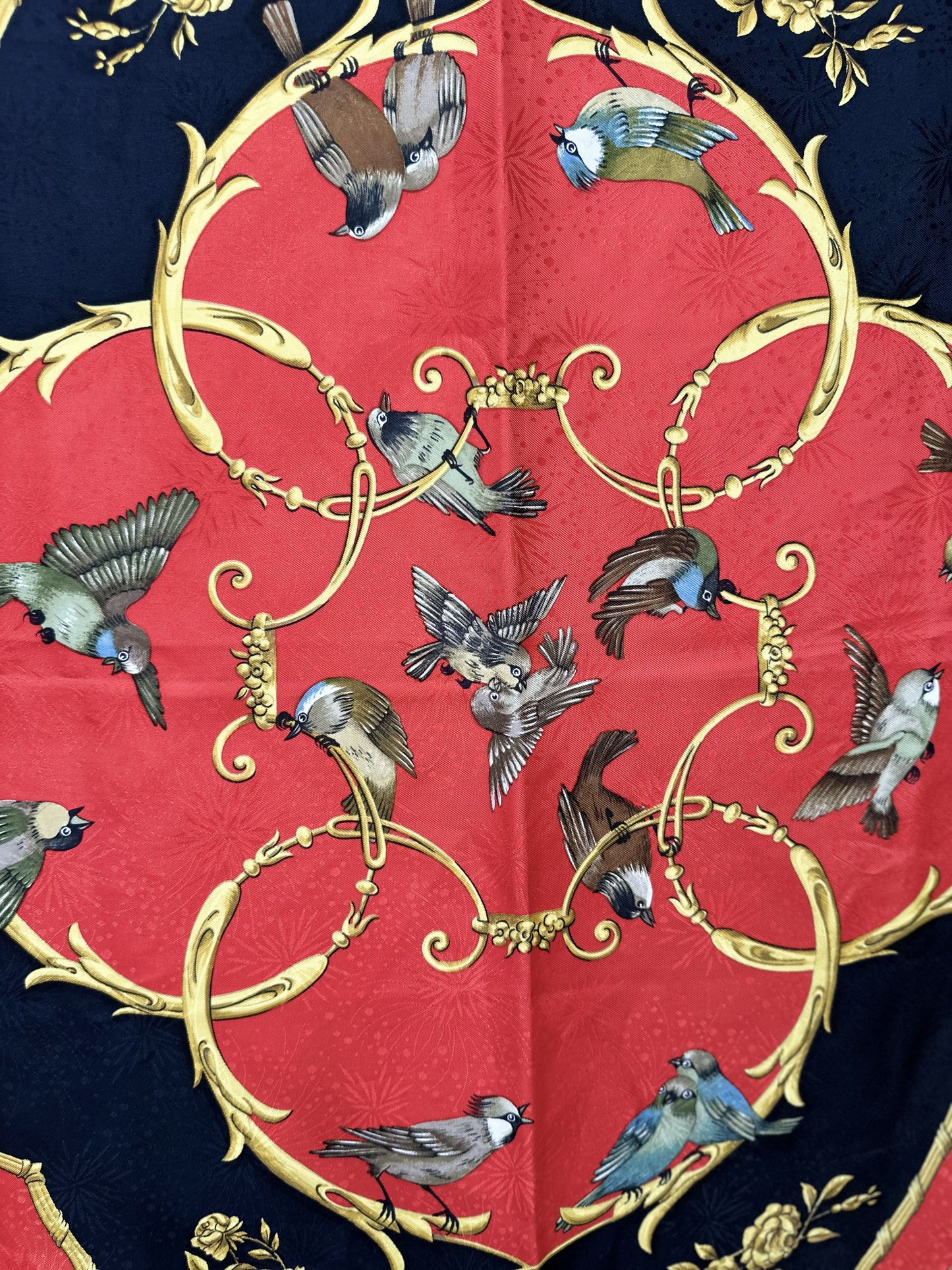 Hermès La Clé des Champs 90cm Silk Scarf