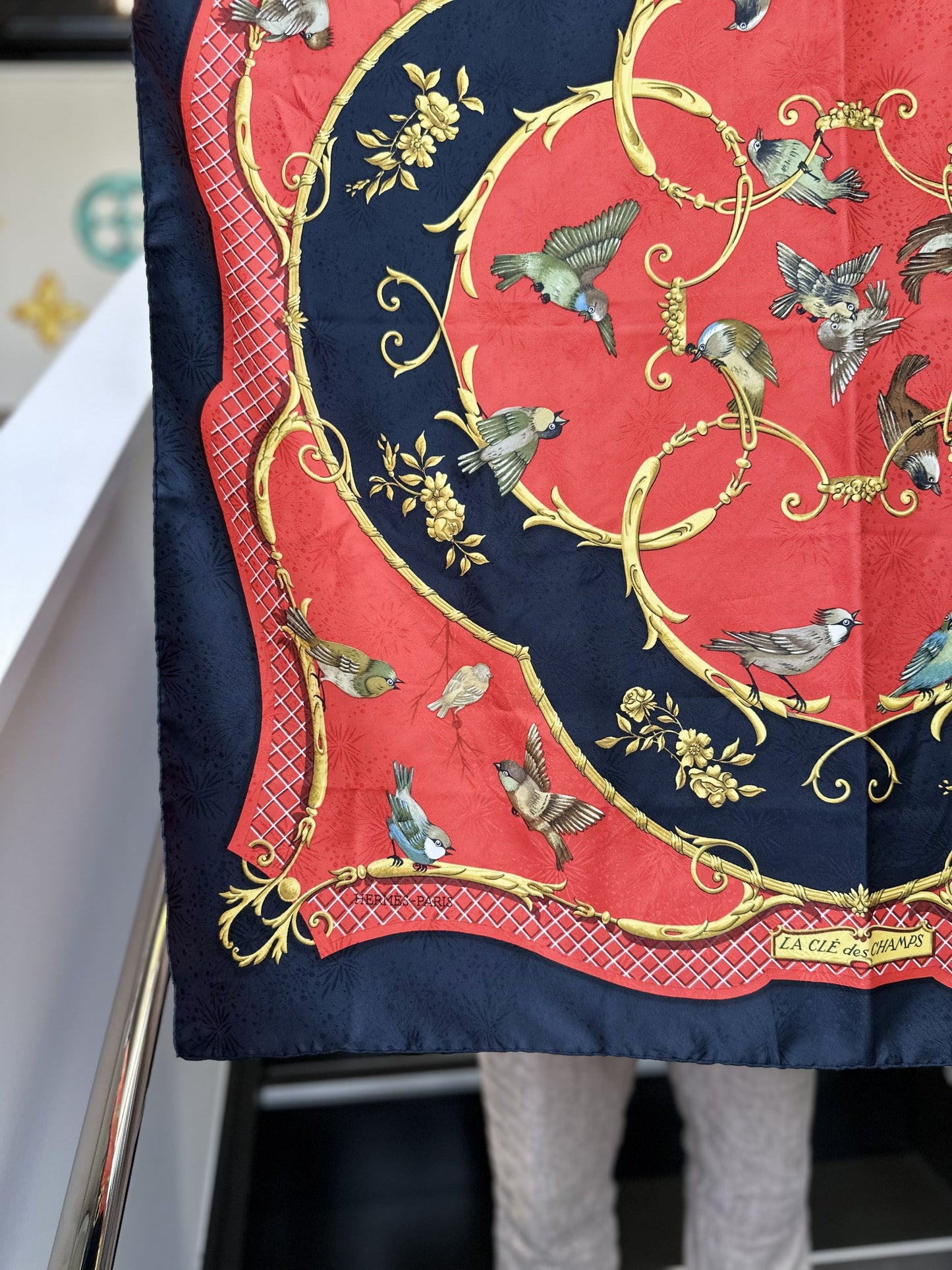 Hermès La Clé des Champs 90cm Silk Scarf