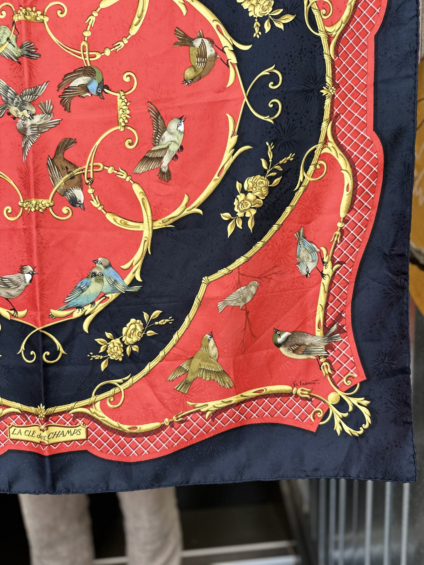 Hermès La Clé des Champs 90cm Silk Scarf