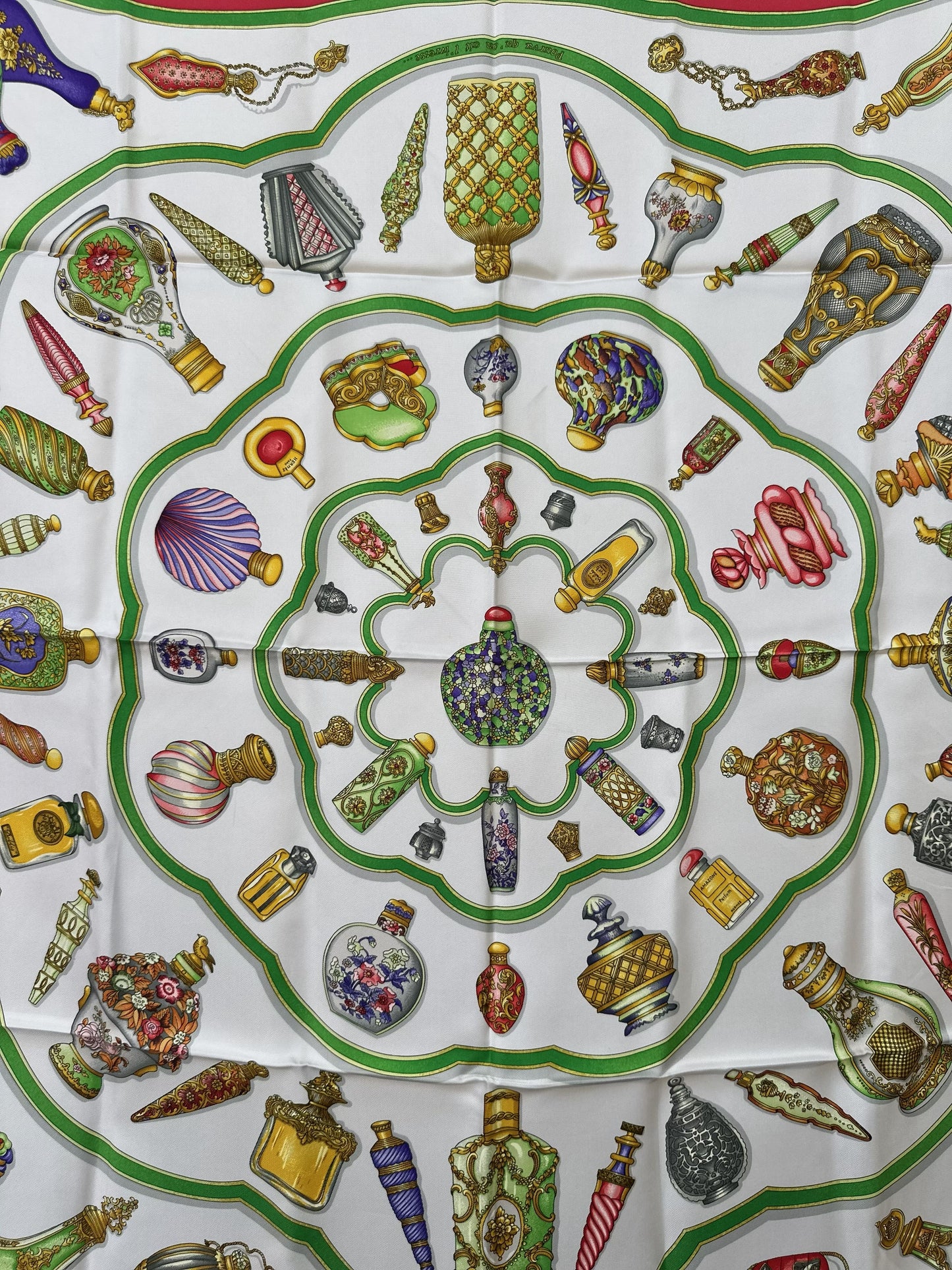 Hermès Qu'importe Le Flacon 90cm Silk Scarf