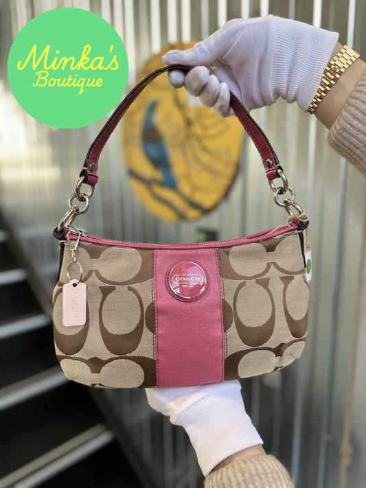 Coach Signature Stripe Demi