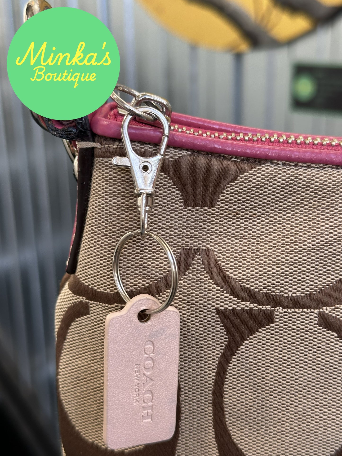 Coach Signature Stripe Demi