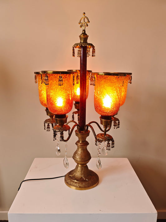 Luxurious Vintage Hollywood Regency Table Lamp