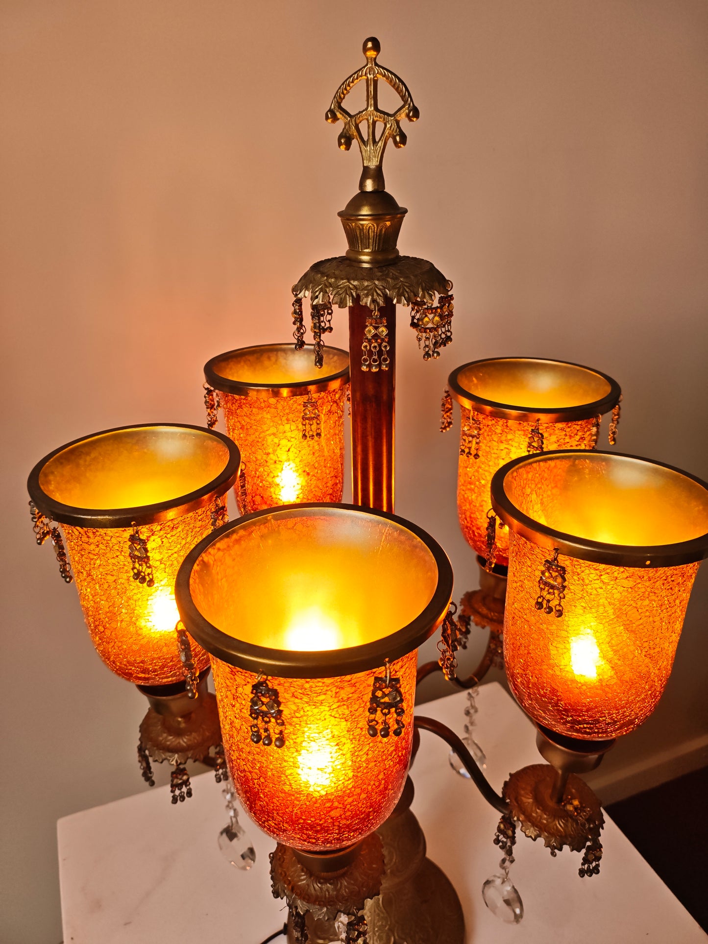 Luxurious Vintage Hollywood Regency Table Lamp