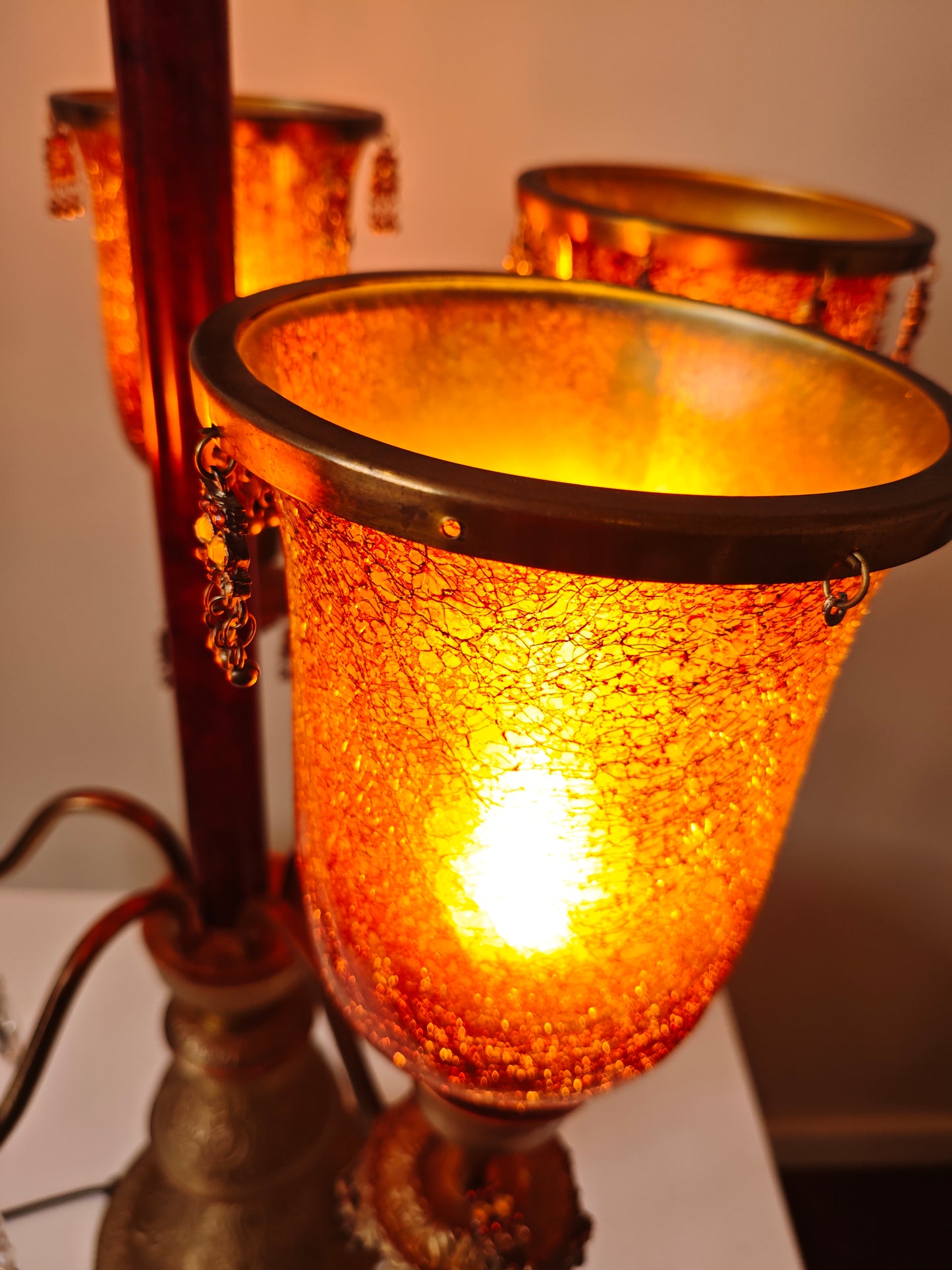 Luxurious Vintage Hollywood Regency Table Lamp