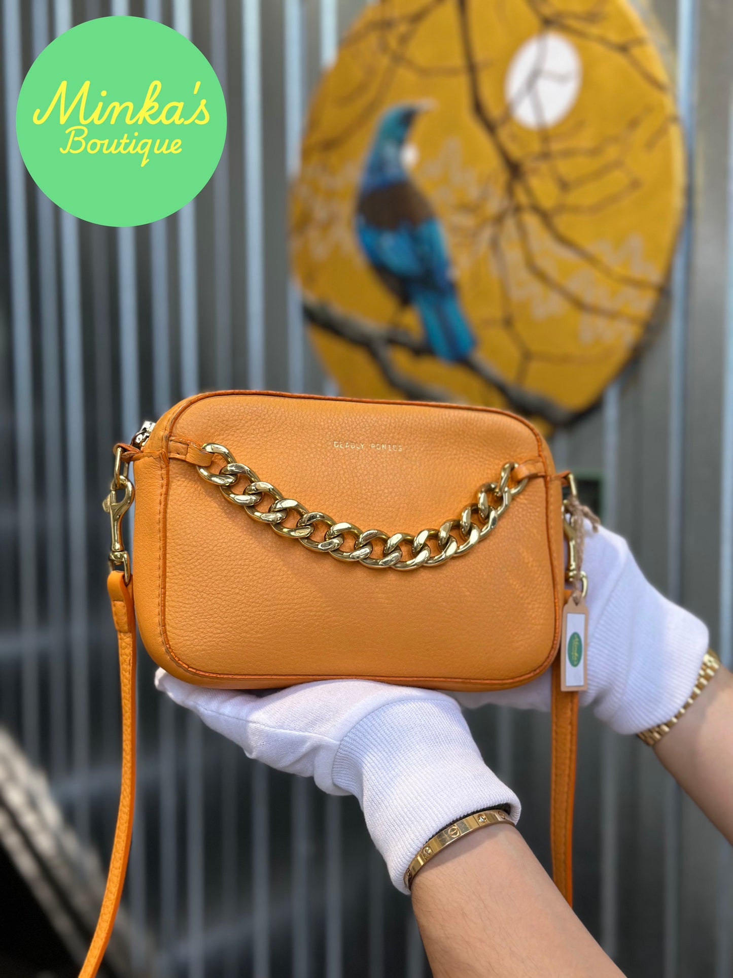 Deadly Ponies Mr Cub Chain – Tangerine