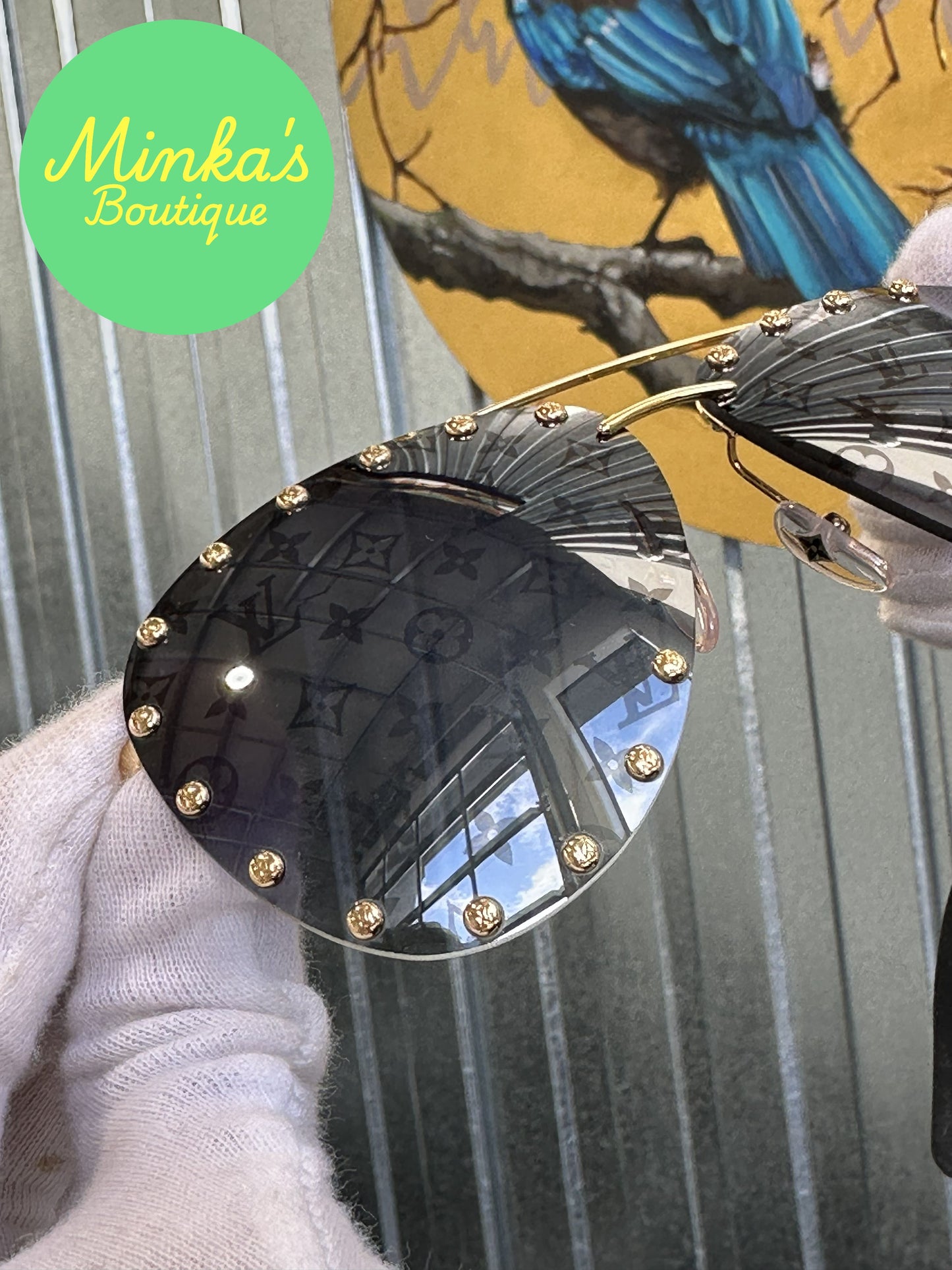 Louis Vuitton The Party Aviator Gradient Sunglasses
