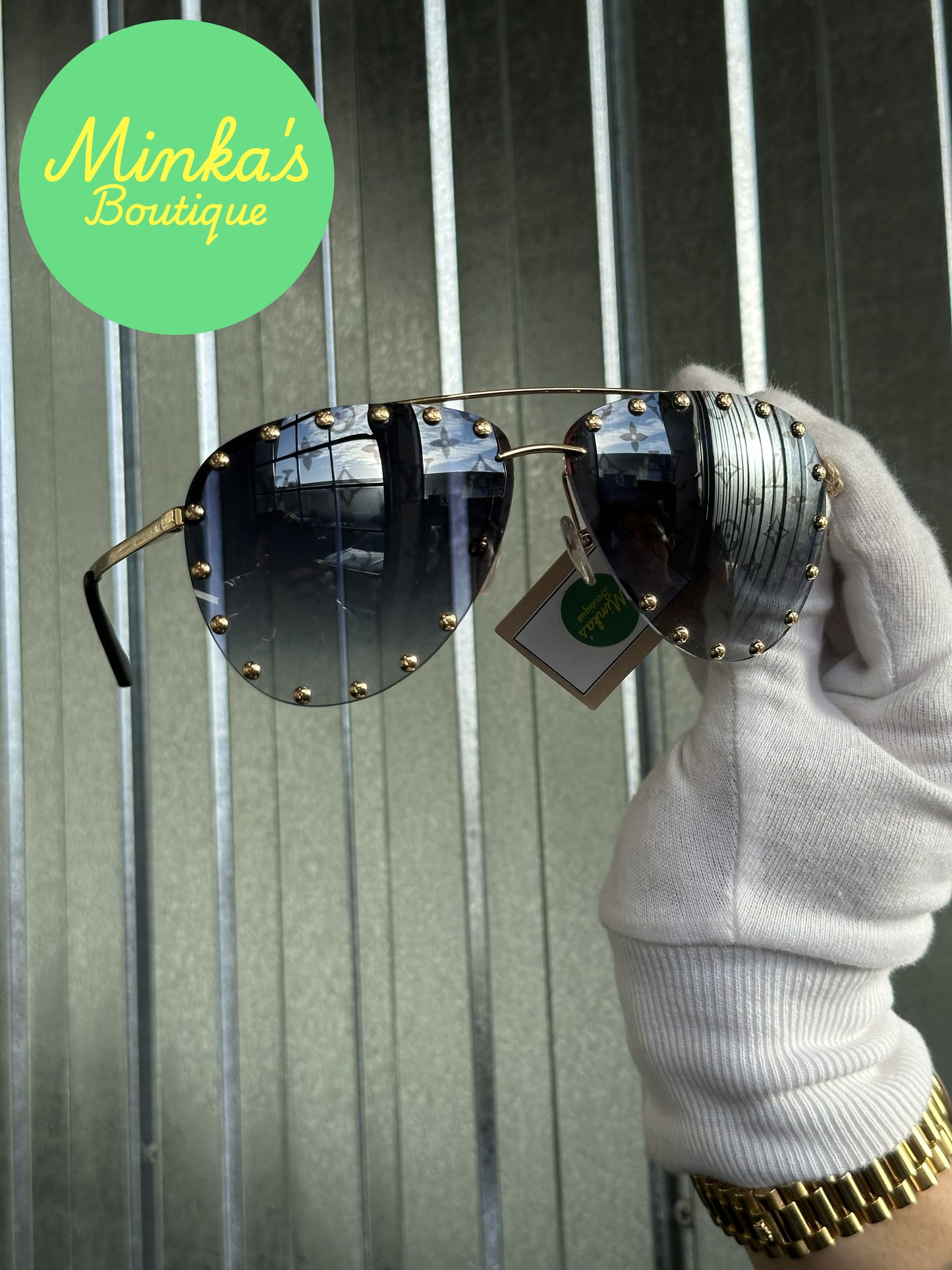 Louis Vuitton The Party Aviator Gradient Sunglasses
