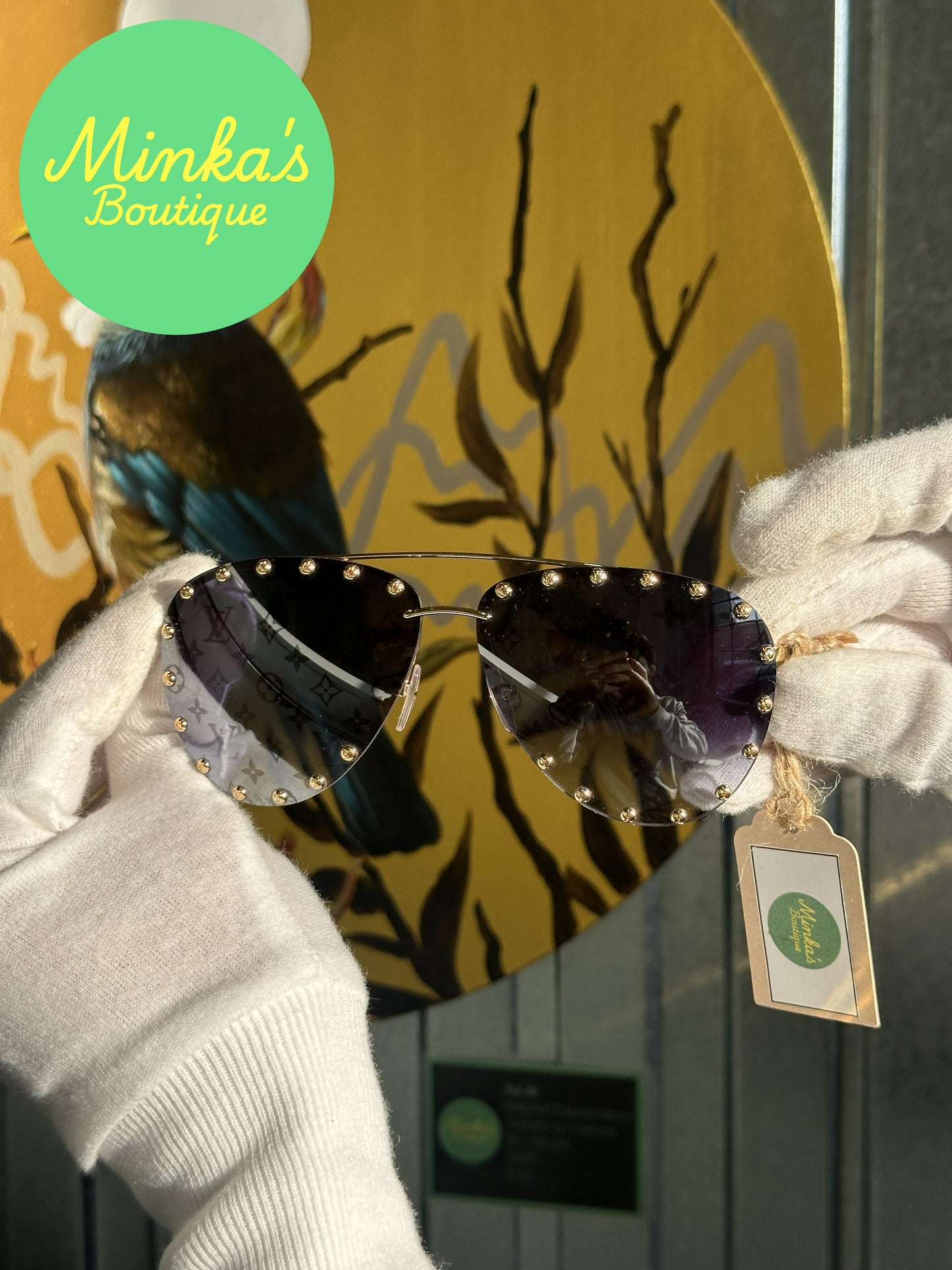 Louis Vuitton The Party Aviator Gradient Sunglasses