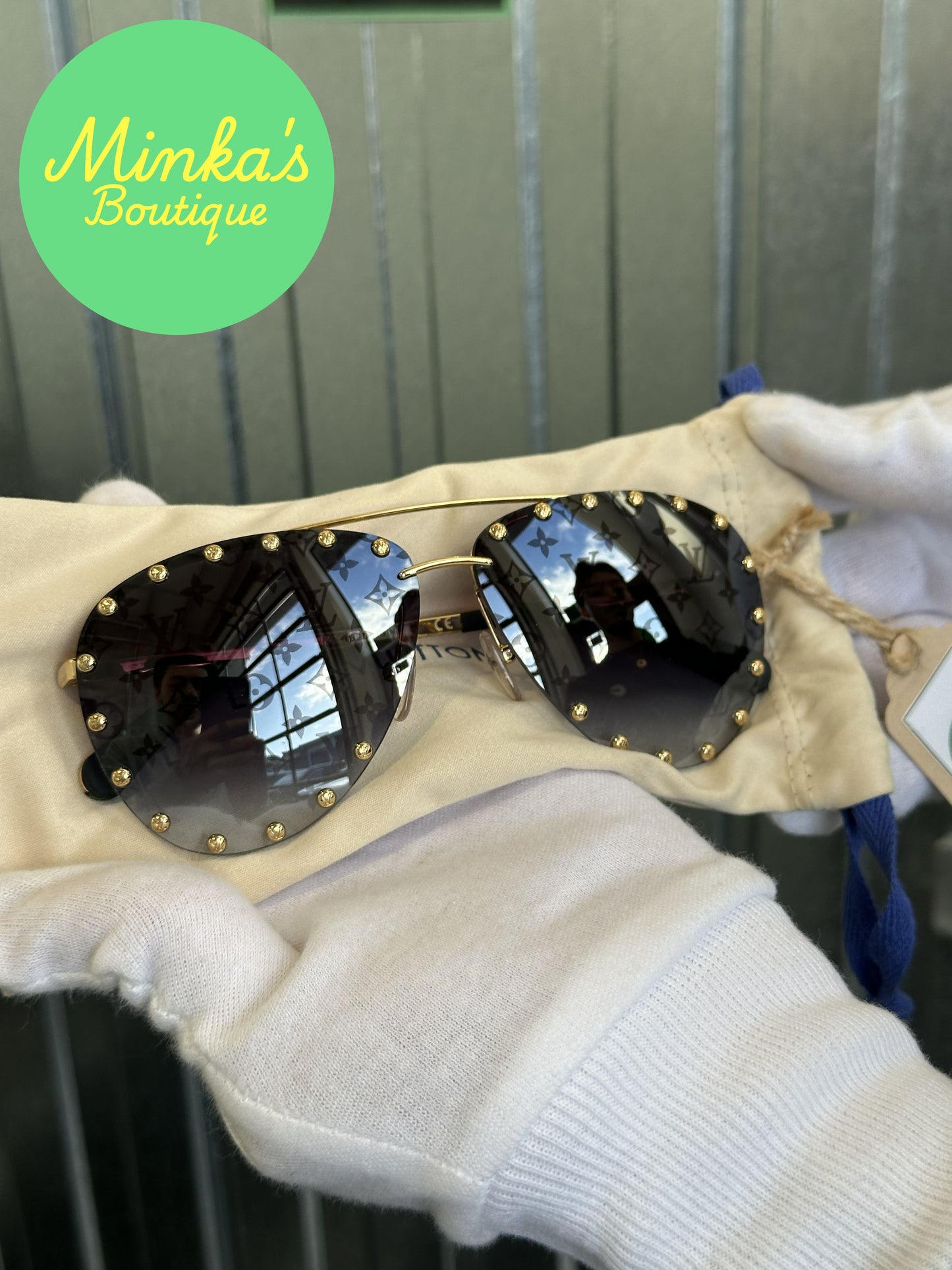 Louis Vuitton The Party Aviator Gradient Sunglasses