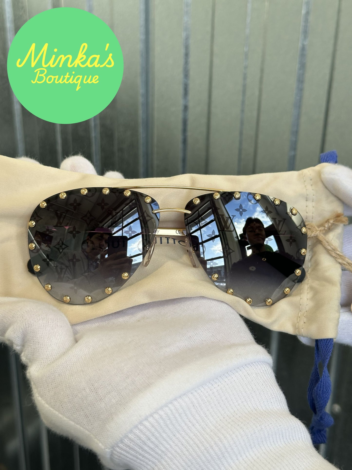 Louis Vuitton The Party Aviator Gradient Sunglasses