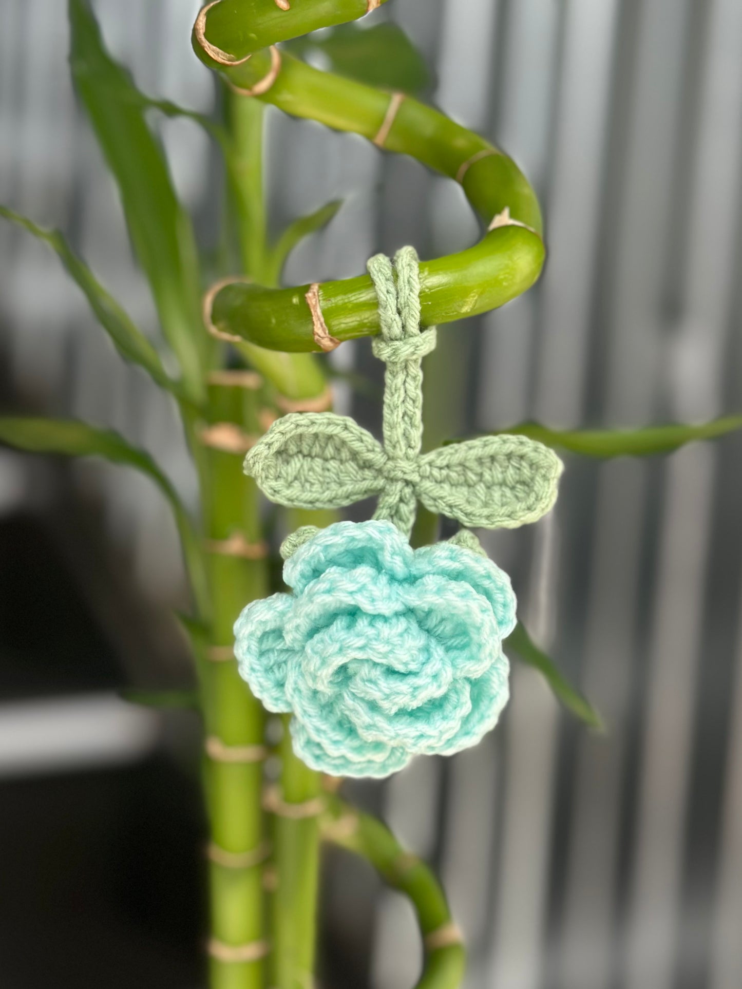 Rose Bag Charm - Various colours