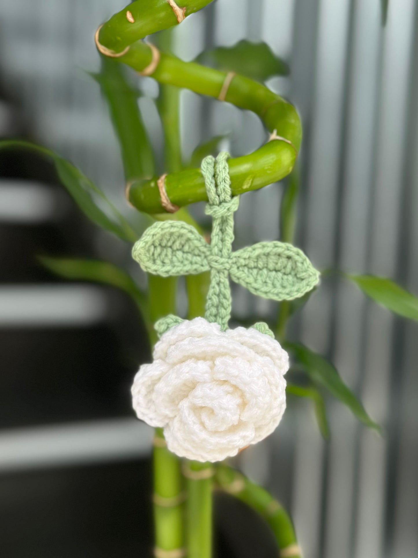 Rose Bag Charm - Various colours