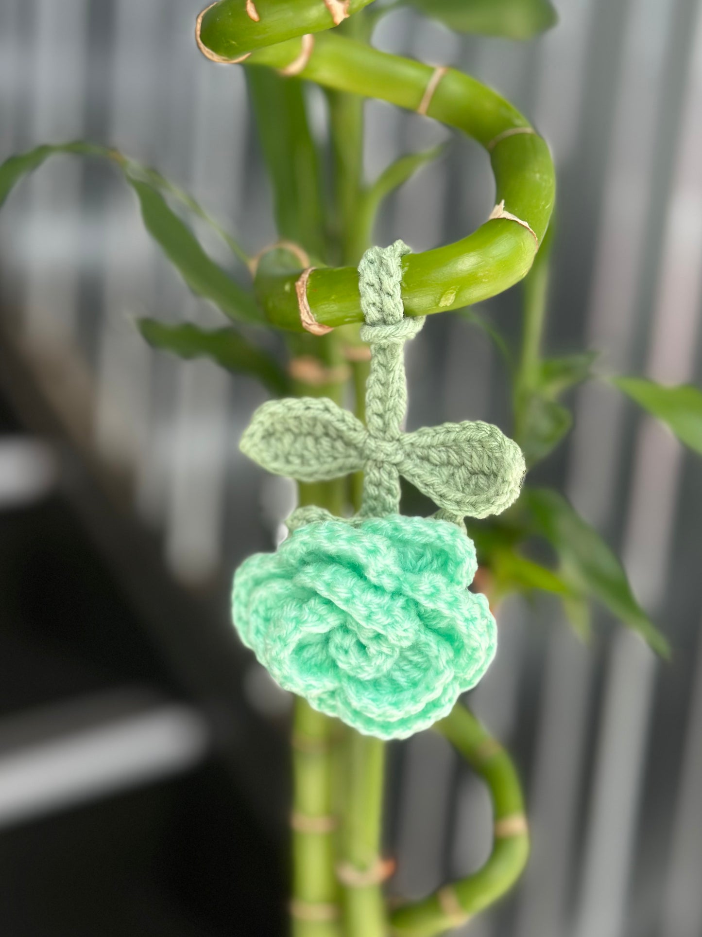 Rose Bag Charm - Various colours