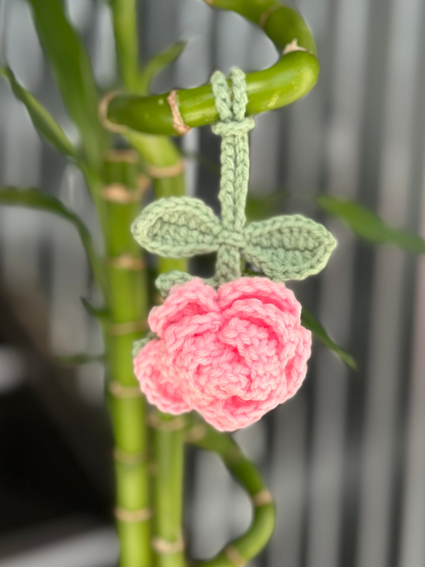 Rose Bag Charm - Various colours