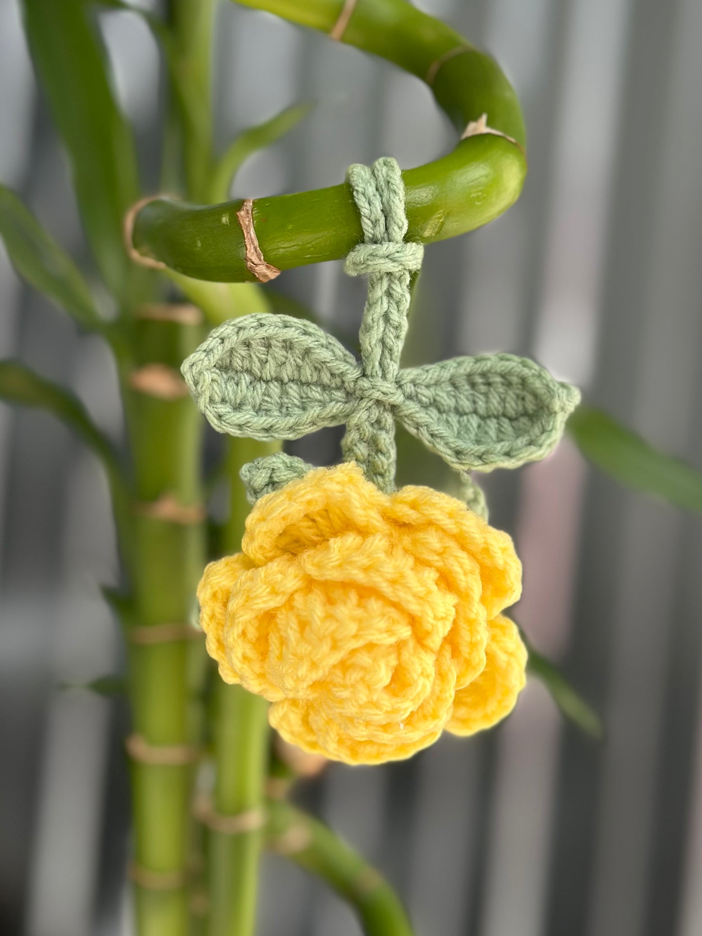 Rose Bag Charm - Various colours