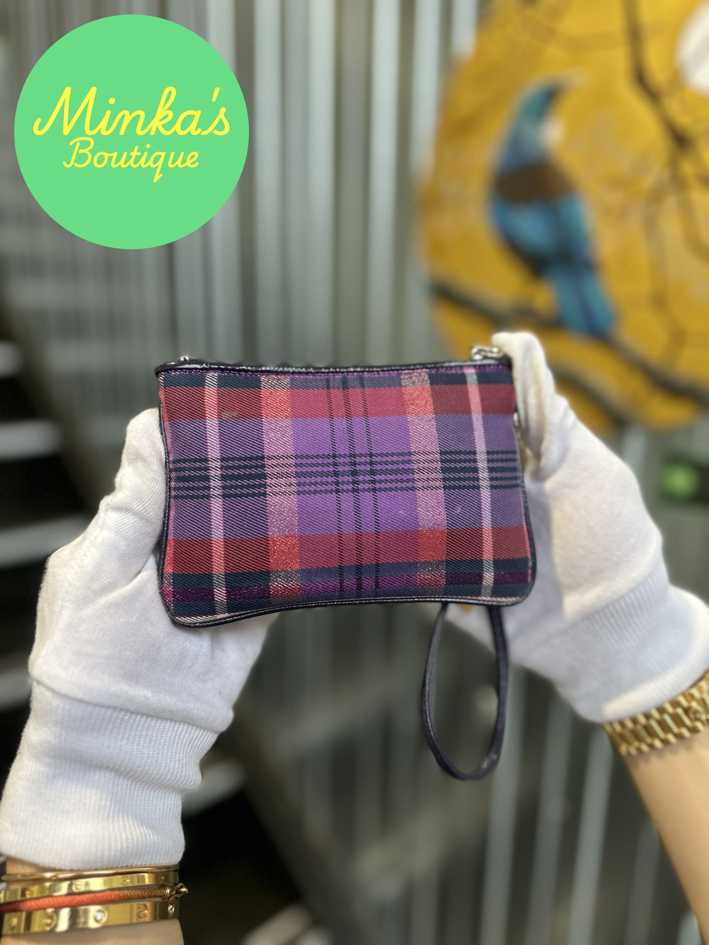 Coach Poppy Wristlet
