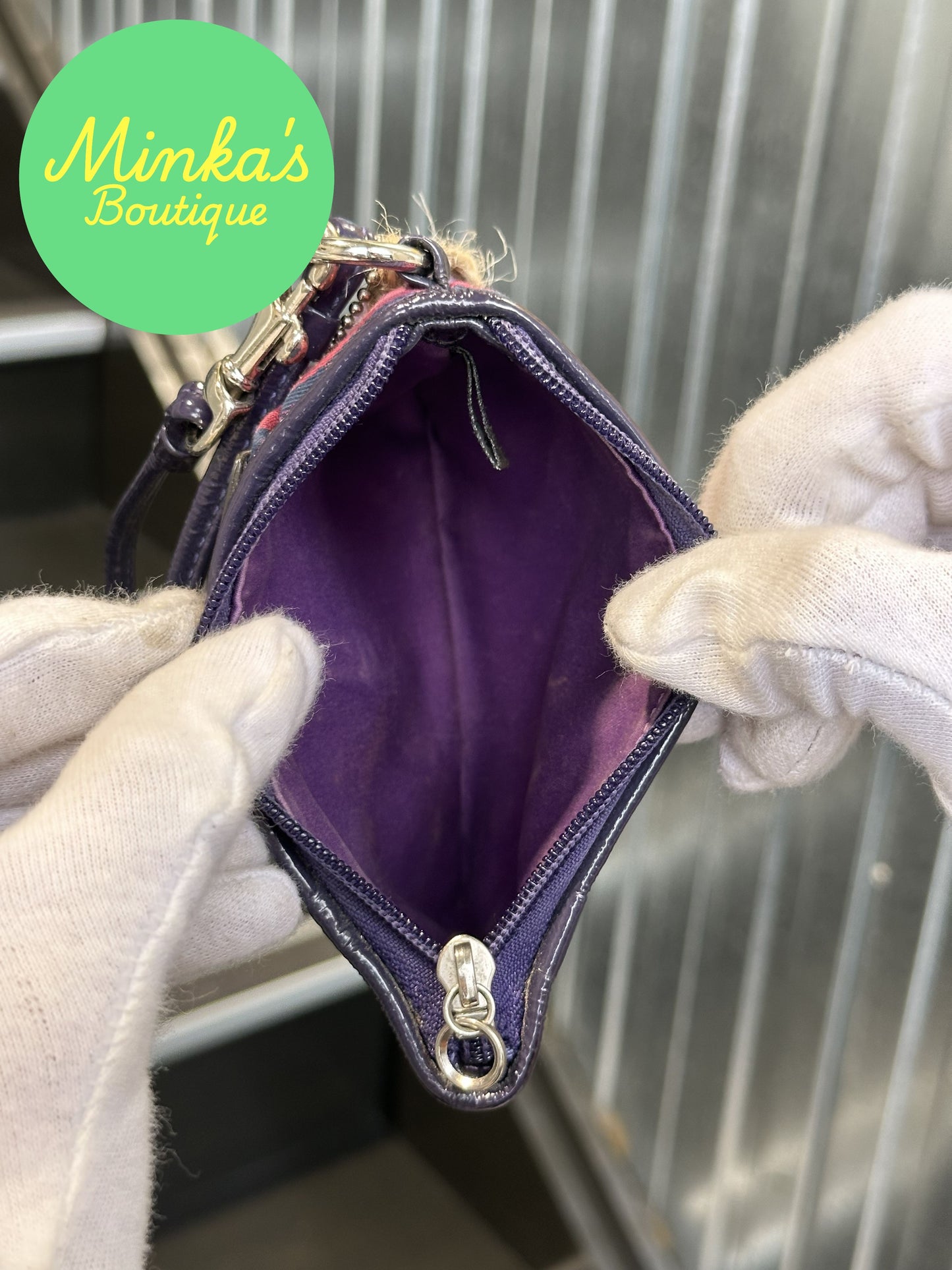 Coach Poppy Wristlet