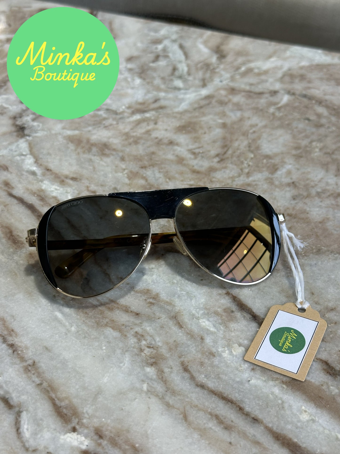 Jimmy Choo Aviator Sunglasses