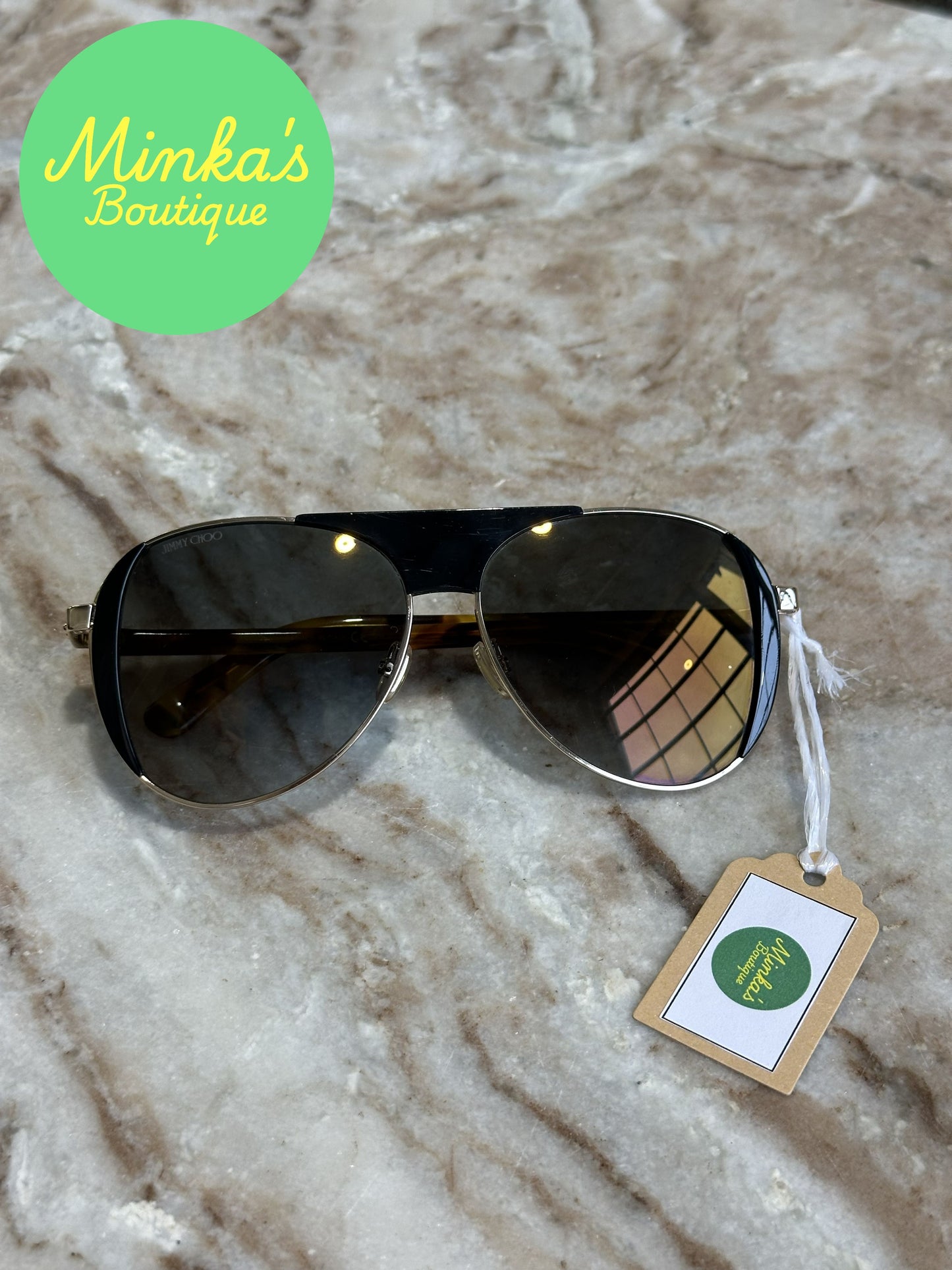 Jimmy Choo Aviator Sunglasses