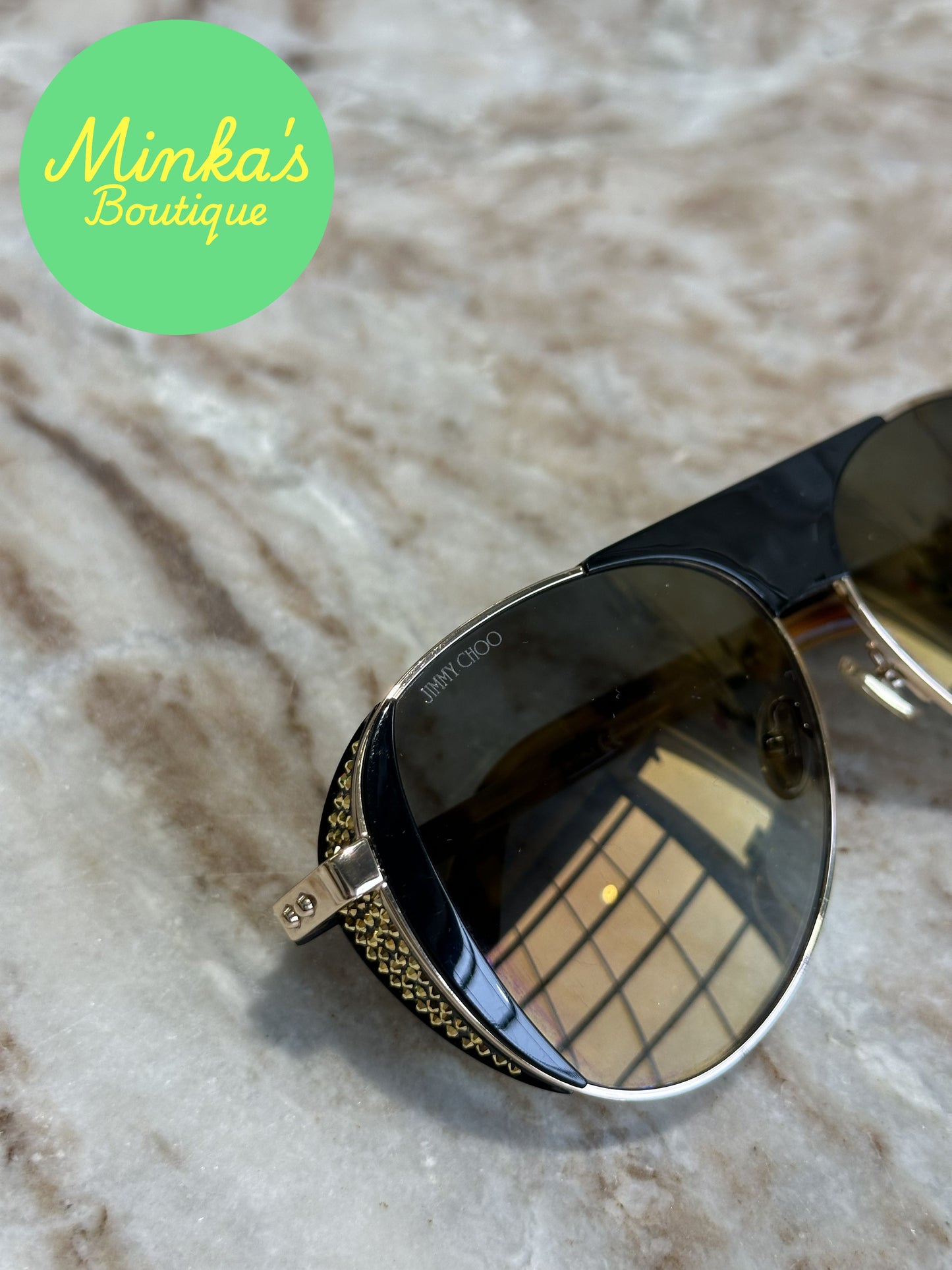 Jimmy Choo Aviator Sunglasses