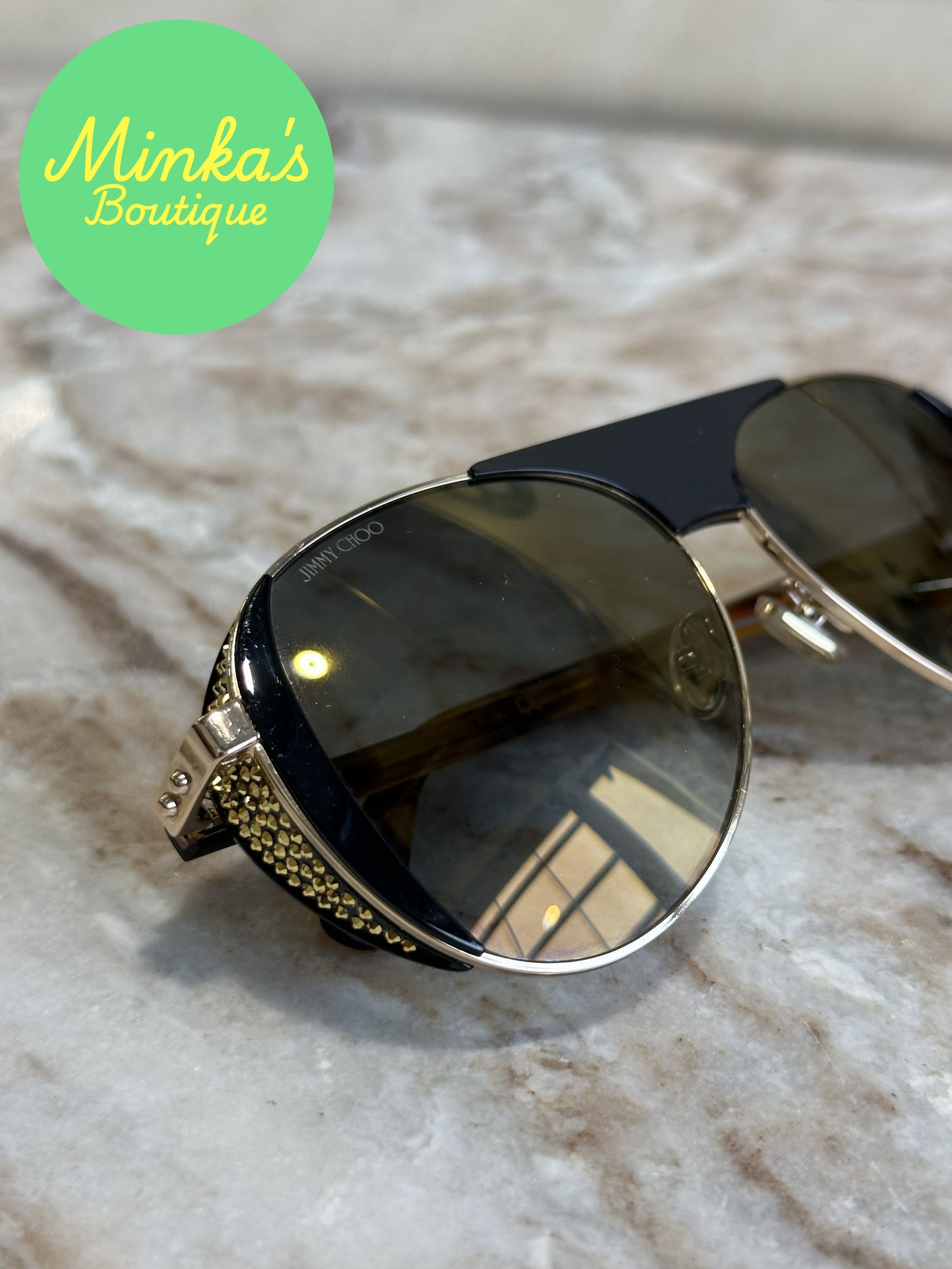 Jimmy Choo Aviator Sunglasses