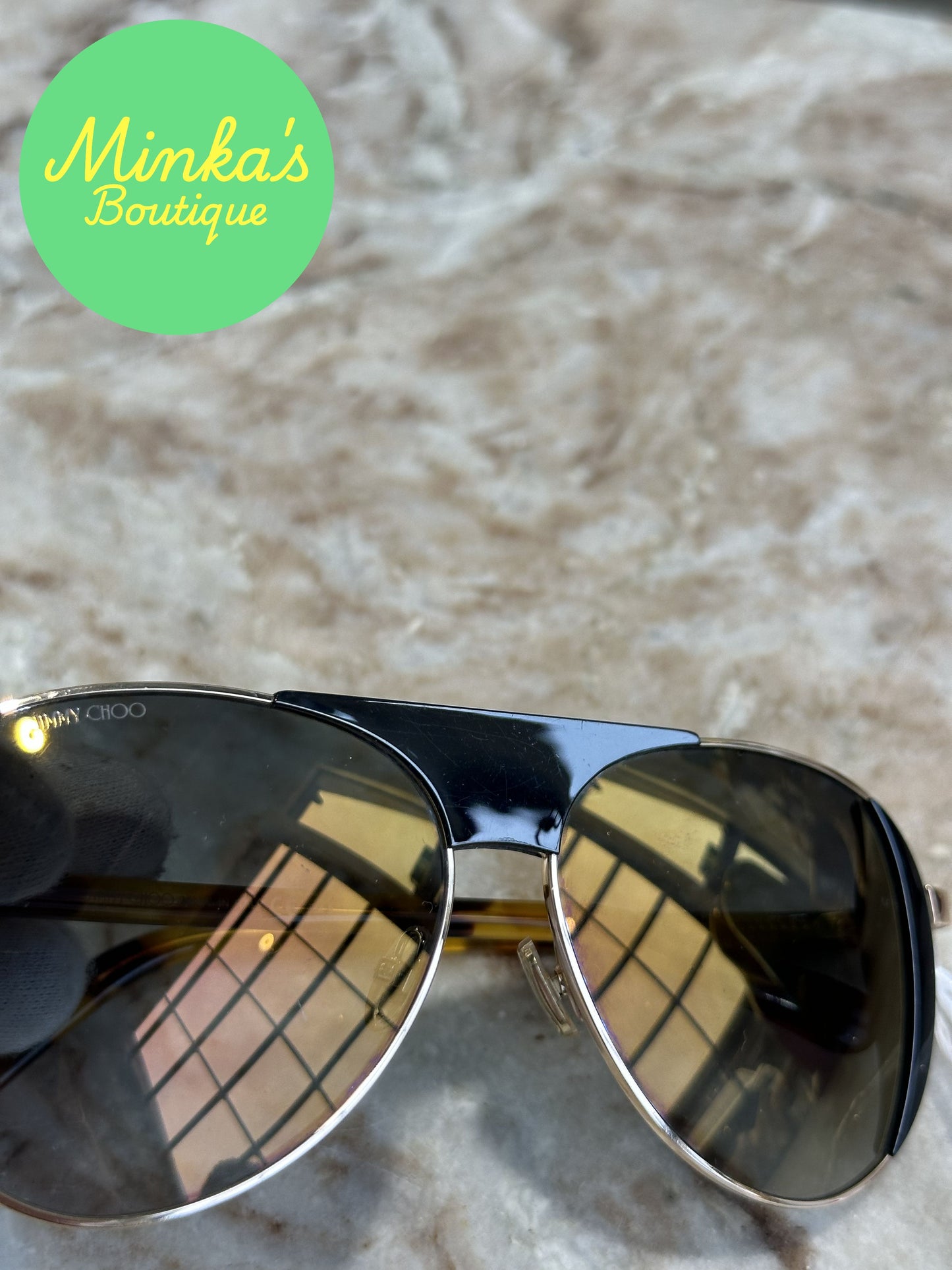 Jimmy Choo Aviator Sunglasses
