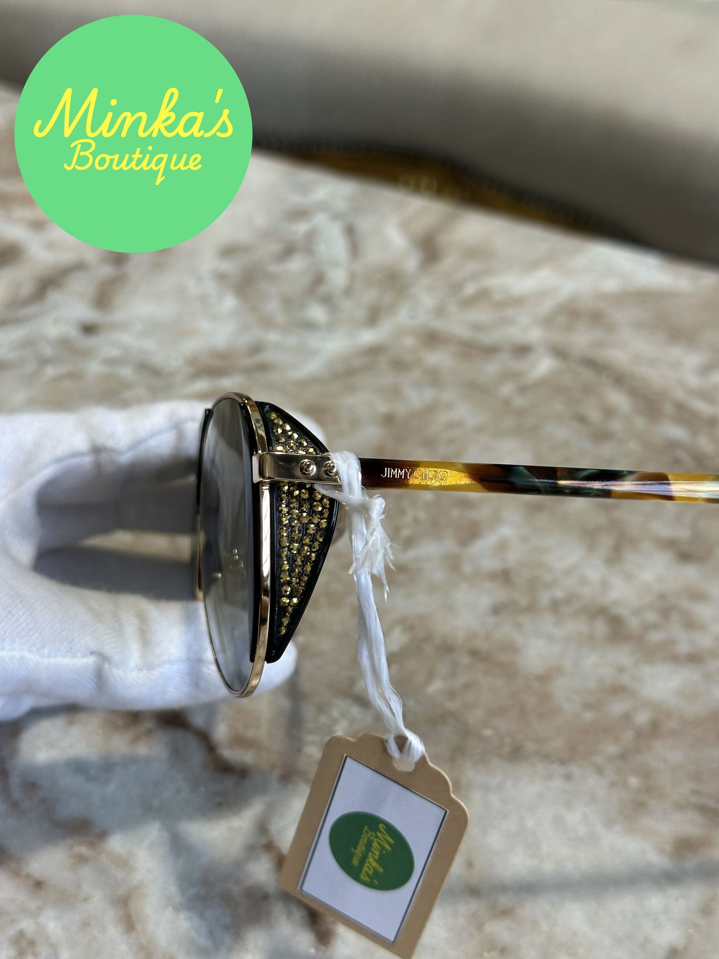 Jimmy Choo Aviator Sunglasses