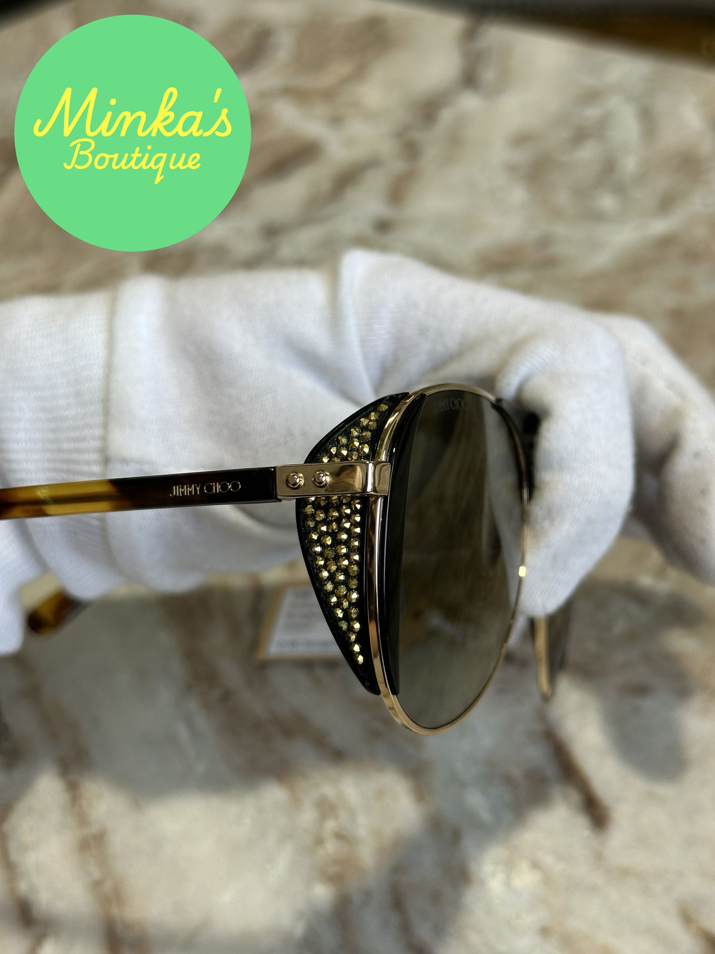 Jimmy Choo Aviator Sunglasses