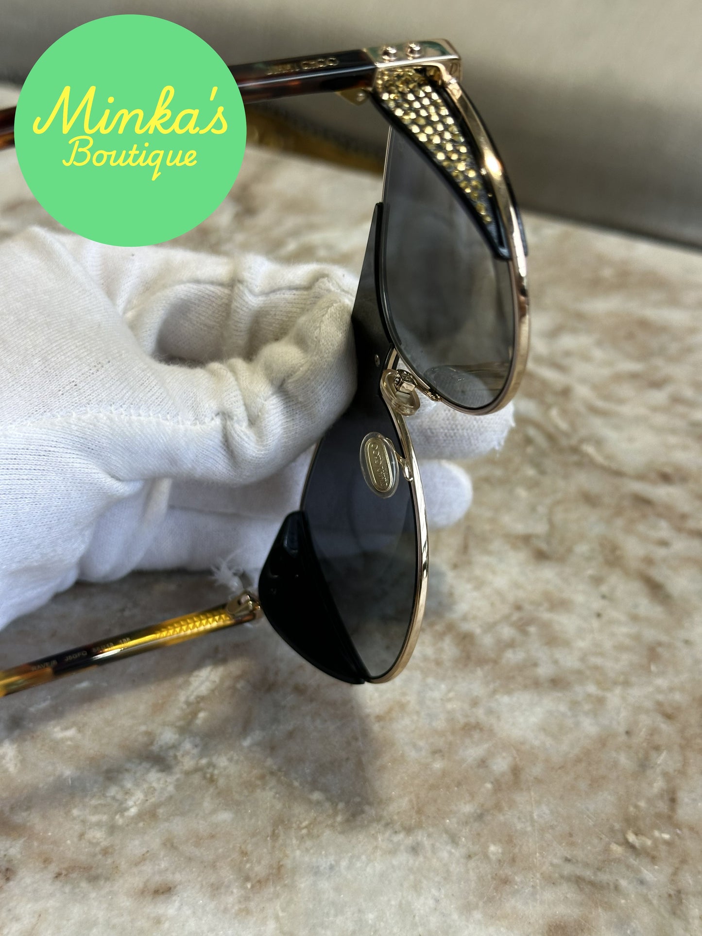 Jimmy Choo Aviator Sunglasses