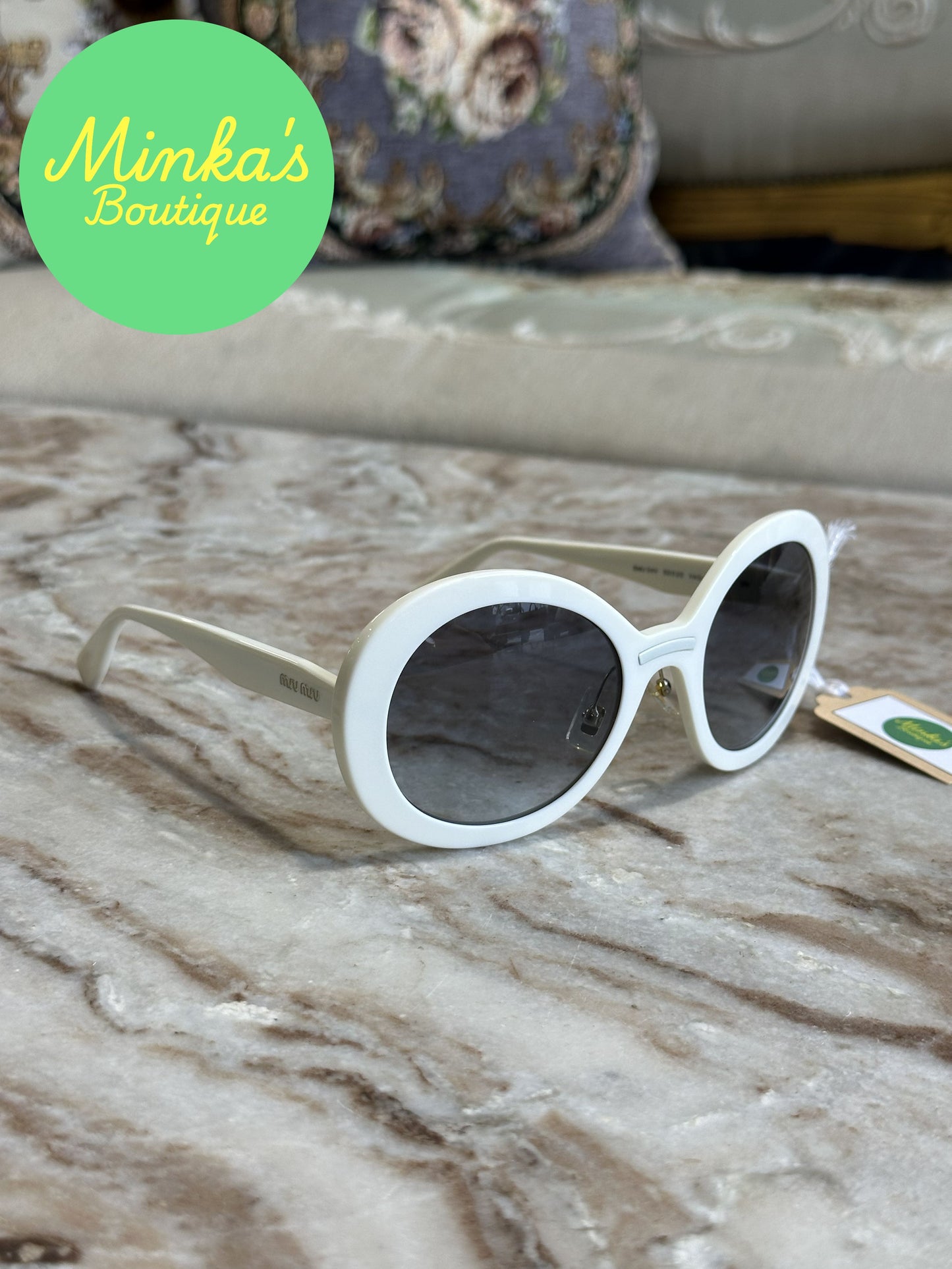 Miu Miu Sunglasses – White