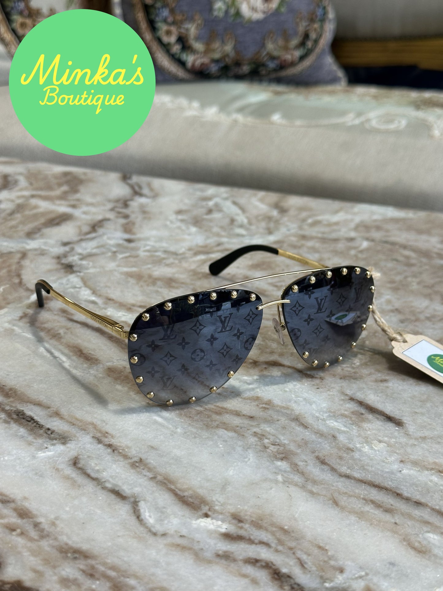 Louis Vuitton The Party Aviator Gradient Sunglasses